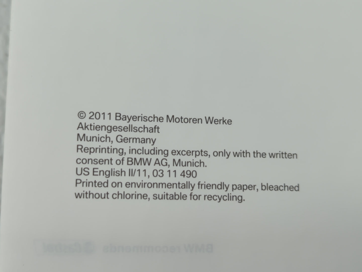 2012 Bmw 528i Owners Manual Book Guide OEM Used Auto Parts - Oemusedautoparts1.com
