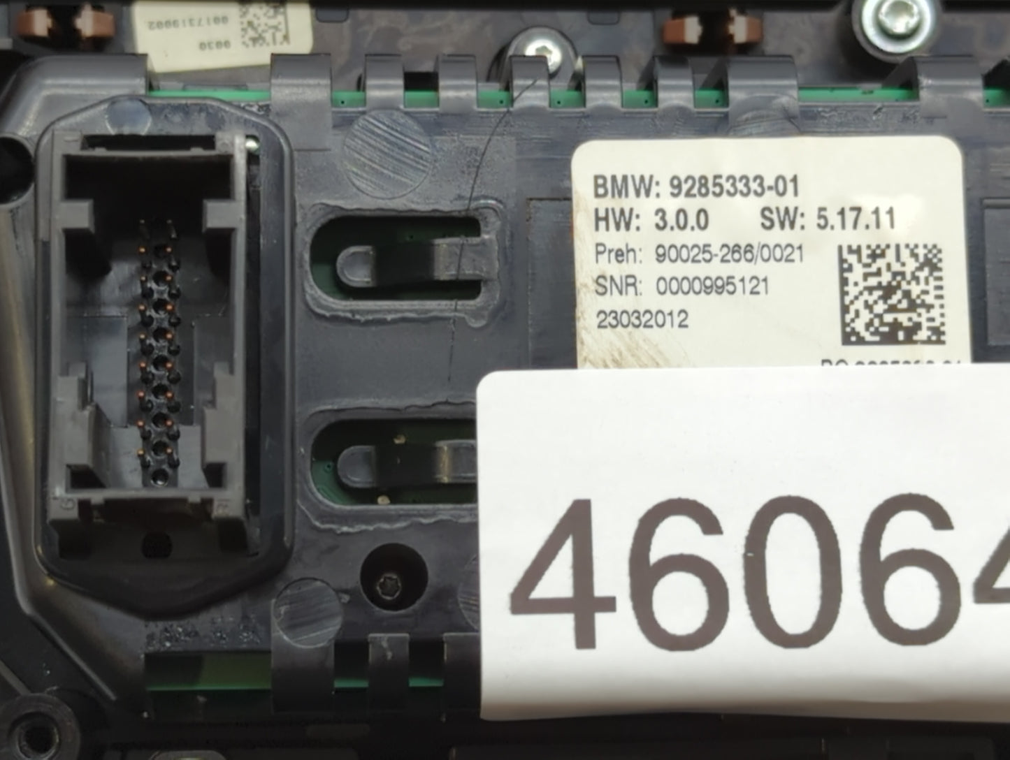 2011-2012 Bmw 528i Radio Control Panel - Oemusedautoparts1.com