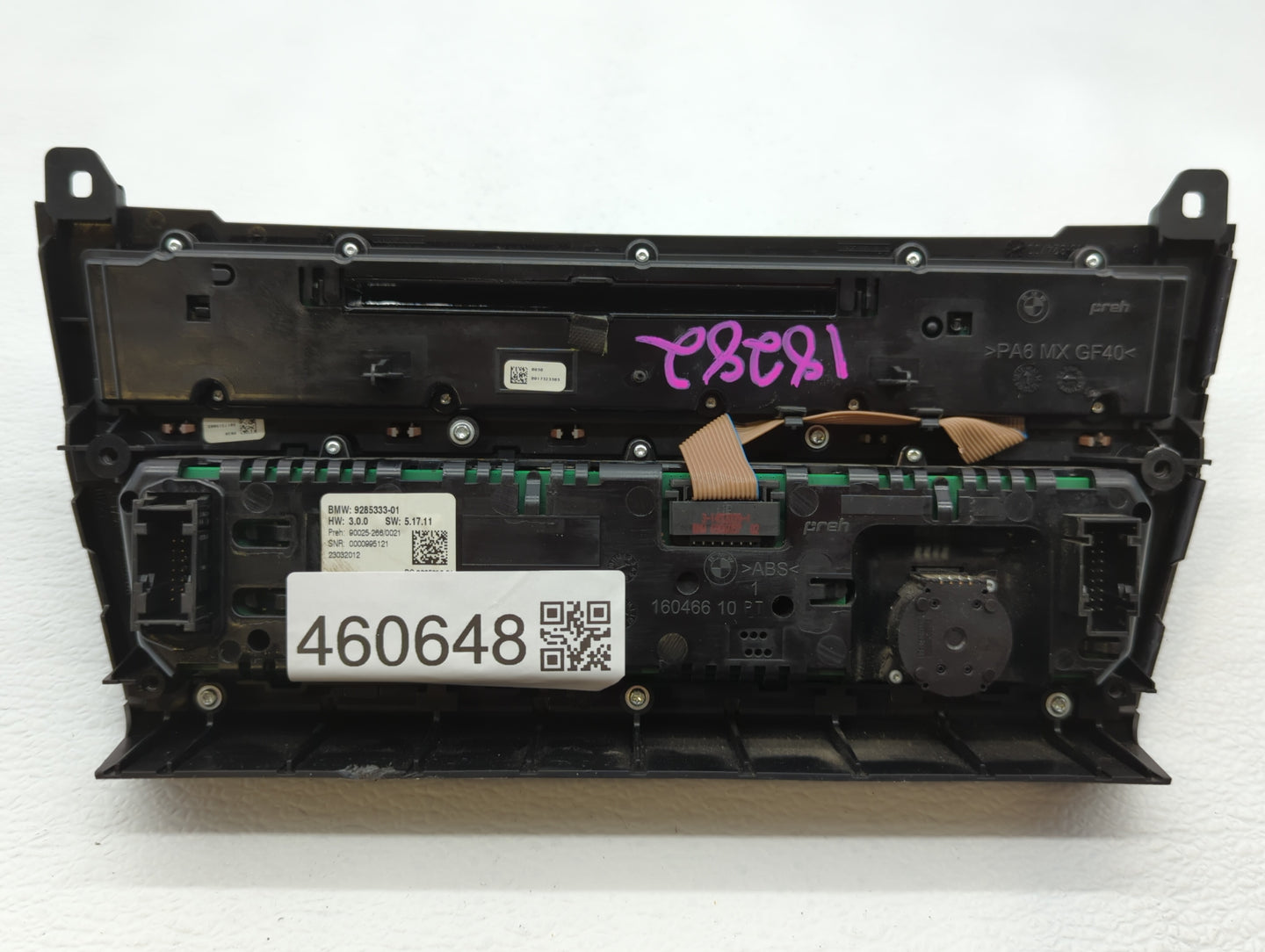 2011-2012 Bmw 528i Radio Control Panel - Oemusedautoparts1.com