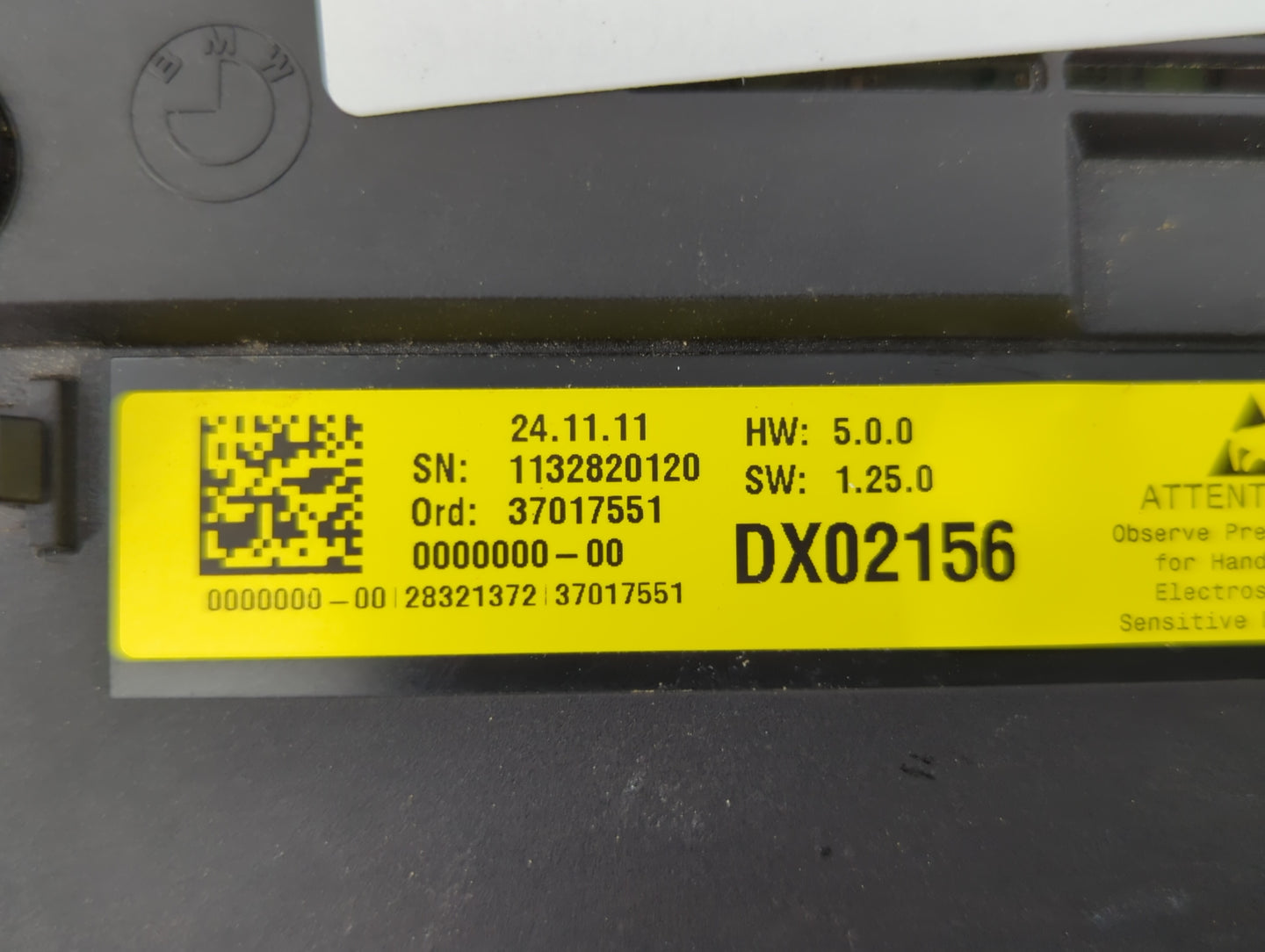 2012 Bmw 528i Overhead Roof Console Grey - Oemusedautoparts1.com