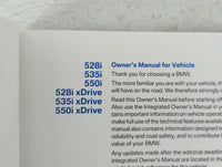 2012 Bmw 528i Owners Manual Book Guide OEM Used Auto Parts - Oemusedautoparts1.com