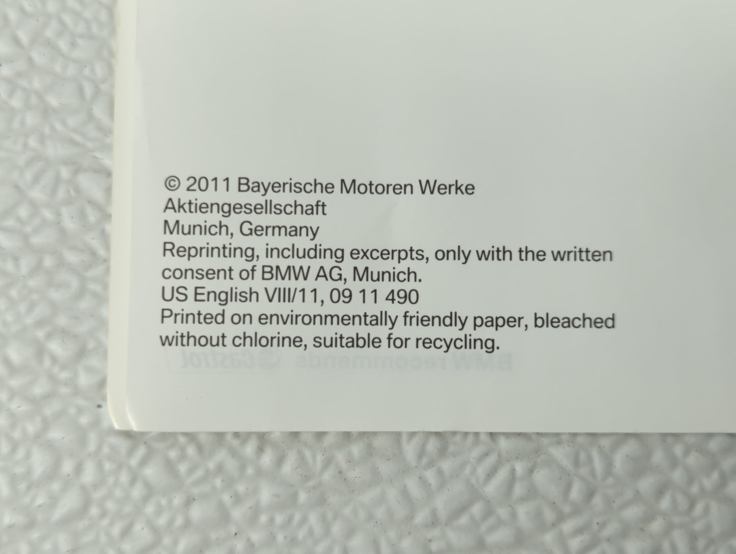 2012 Bmw 528i Owners Manual Book Guide OEM Used Auto Parts - Oemusedautoparts1.com