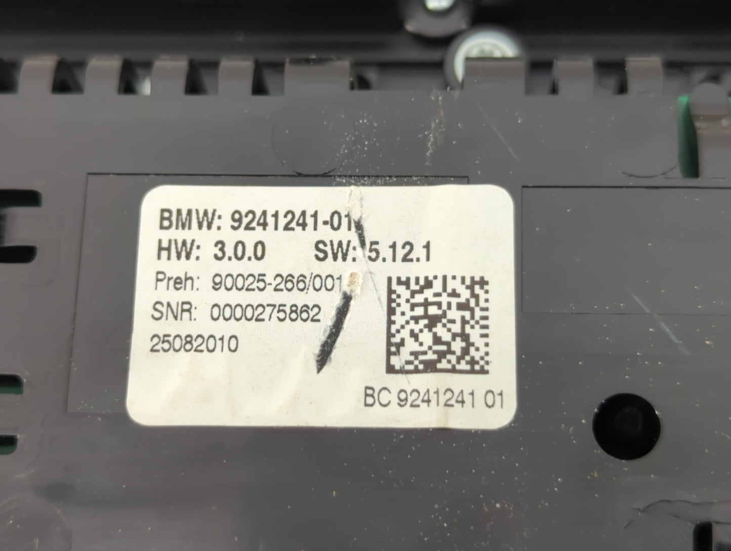 2011-2012 Bmw 528i Radio Control Panel - Oemusedautoparts1.com