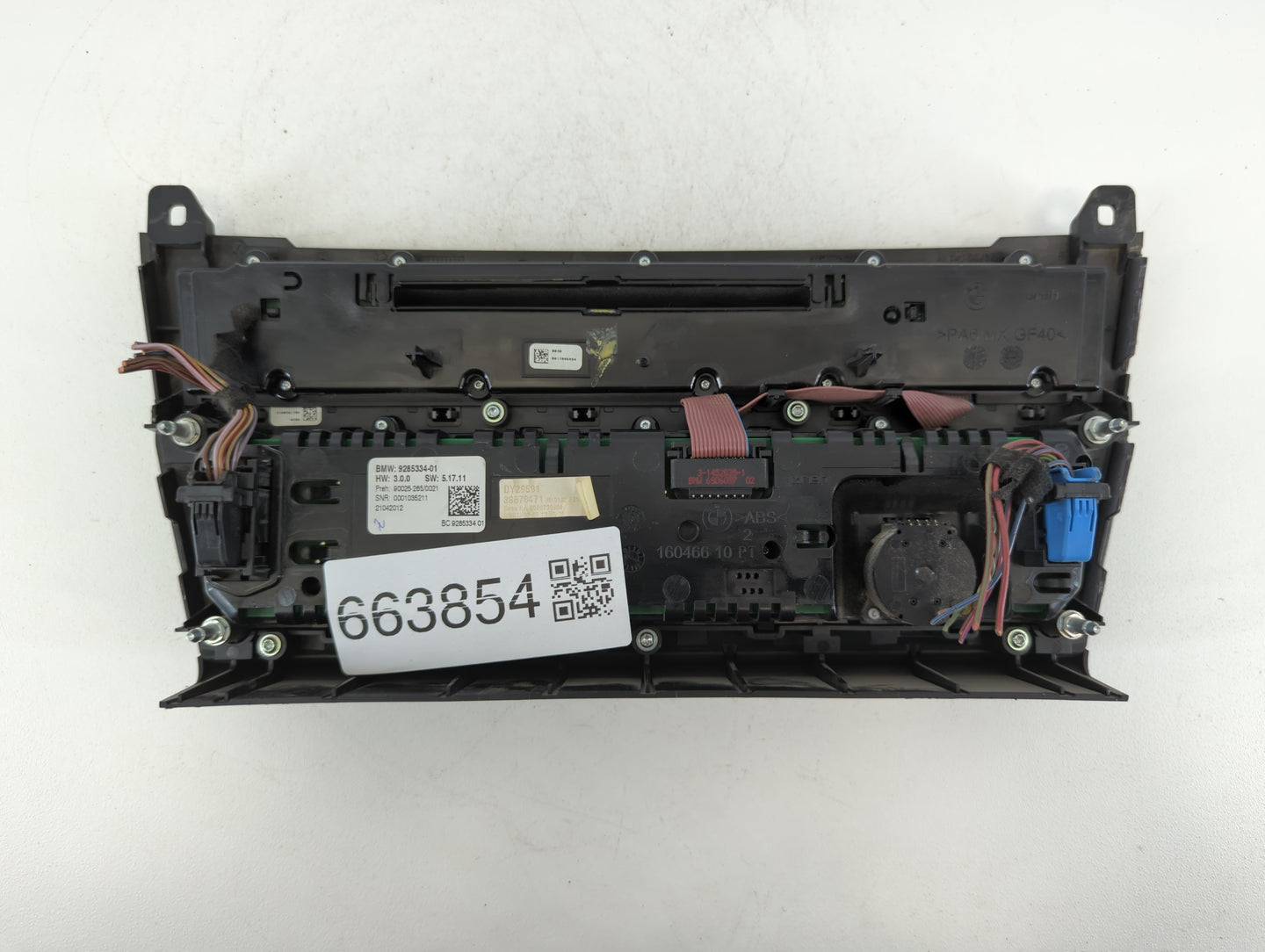 2011-2016 Bmw 528i Climate Control Module Temperature AC/Heater Replacement P/N:9285334-01 Fits OEM Used Auto Parts - Oemuse