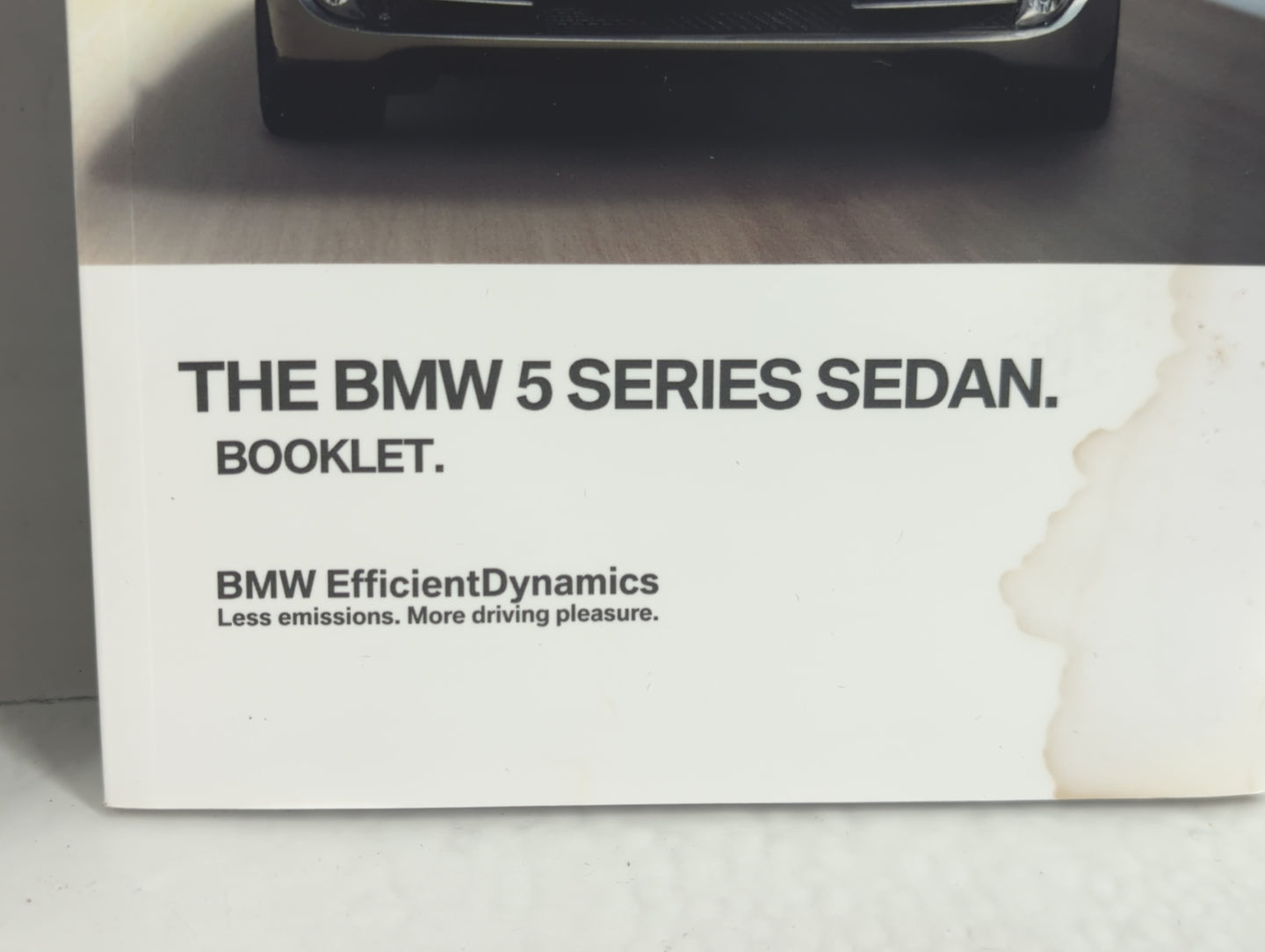 2012 Bmw 530i Owners Manual Book Guide OEM Used Auto Parts - Oemusedautoparts1.com