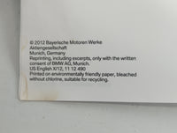 2012 Bmw 530i Owners Manual Book Guide OEM Used Auto Parts - Oemusedautoparts1.com