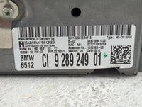 2011-2012 Bmw 535i Radio AM FM Cd Player Receiver Replacement P/N:CI 9 289 249 01 Fits Fits 2011 2012 OEM Used Auto Parts - 