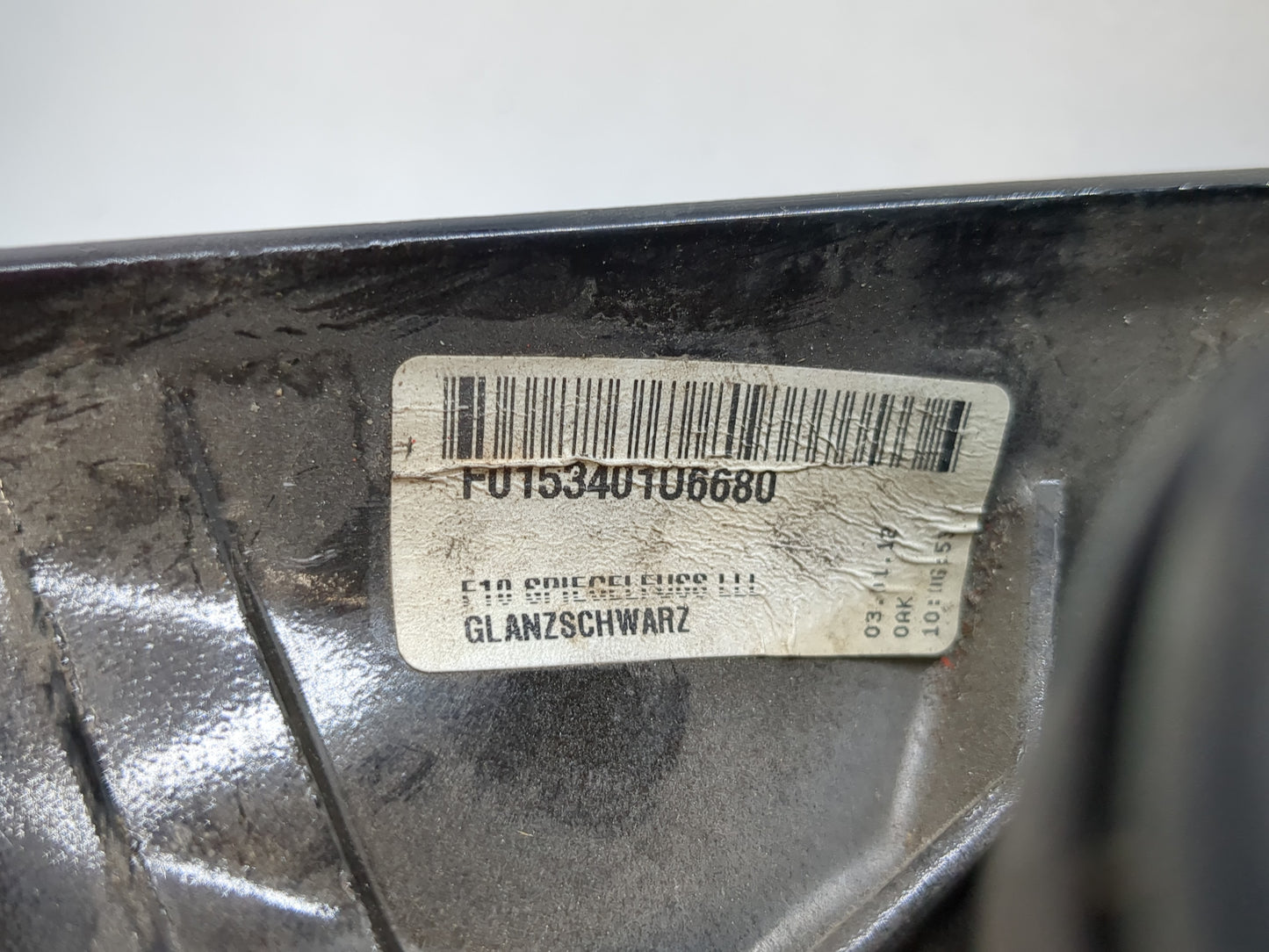2012-2013 Bmw 535i Driver Side View Mirror - Left Door Mirror OEM Used - Oemusedautoparts1.com