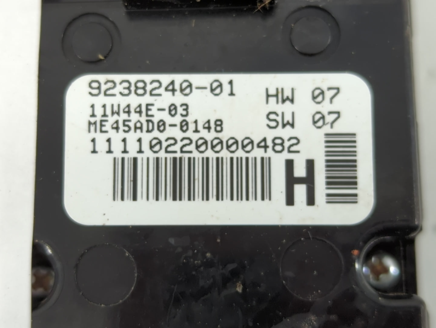 2010-2016 Bmw 535i Master Power Window Switch Replacement Driver Side Left P/N:9238240-01 9241955-01 Fits OEM Used Auto Part