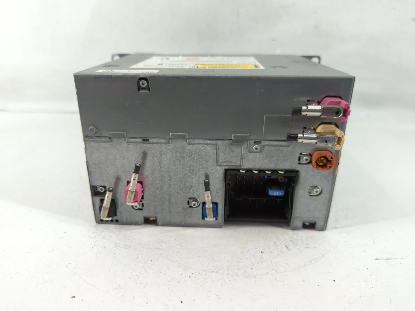 2011-2012 Bmw 535i Radio AM FM Cd Player Receiver Replacement P/N:CI 927457101 Fits Fits 2011 2012 OEM Used Auto Parts - Oem