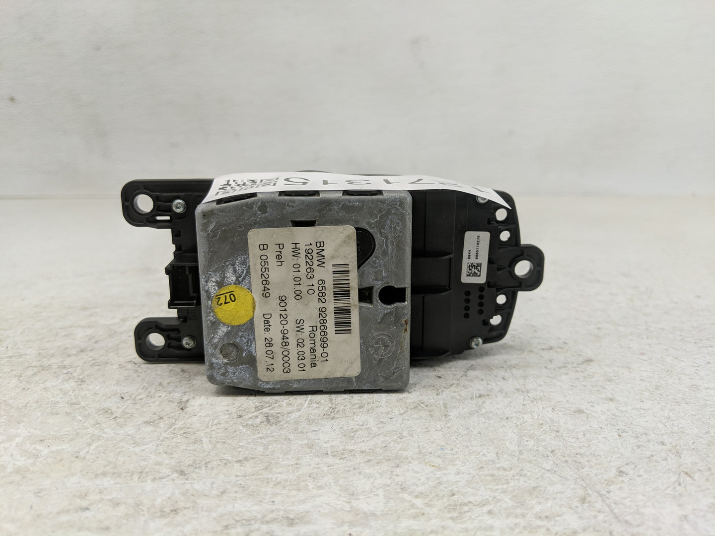 2012 Bmw 535i Radio AM FM Cd Player Receiver Replacement P/N:6582 9253944-01 Fits Fits 2014 2015 2016 OEM Used Auto Parts - 