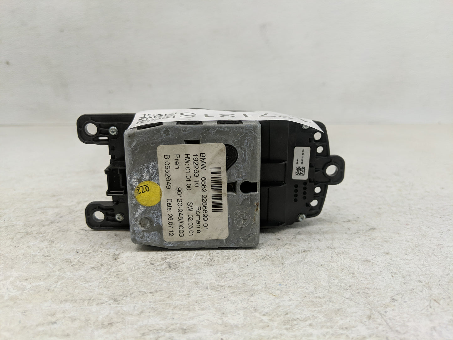 2012 Bmw 535i Radio AM FM Cd Player Receiver Replacement P/N:6582 9253944-01 Fits Fits 2014 2015 2016 OEM Used Auto Parts - 