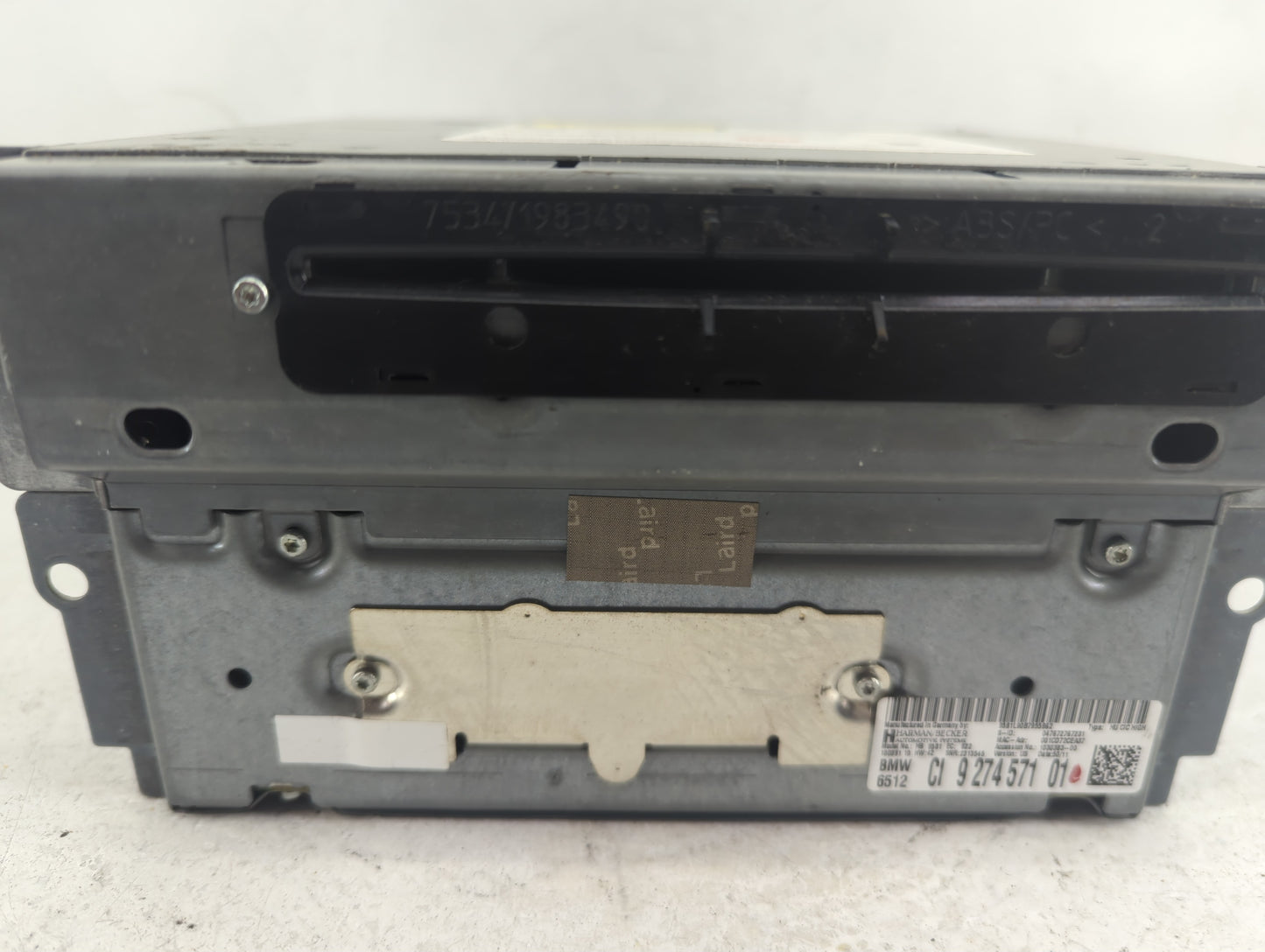 2011-2012 Bmw 535i Radio AM FM Cd Player Receiver Replacement P/N:9 274 571 01 Fits Fits 2011 2012 OEM Used Auto Parts - Oem