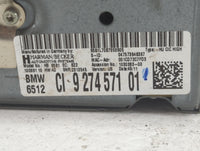 2011-2012 Bmw 535i Radio AM FM Cd Player Receiver Replacement P/N:9 274 571 01 Fits Fits 2011 2012 OEM Used Auto Parts - Oem