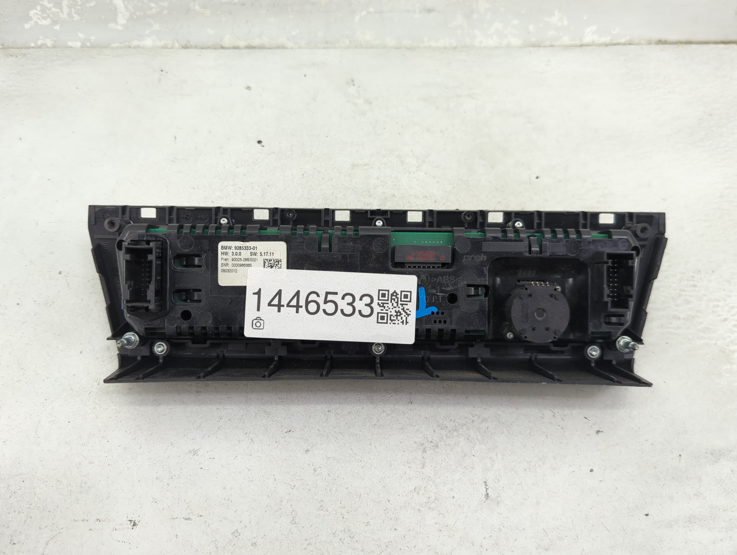 2011-2016 Bmw 535i Climate Control Module Temperature AC/Heater Replacement P/N:9285333-01 90025-266/0021 Fits OEM Used Auto