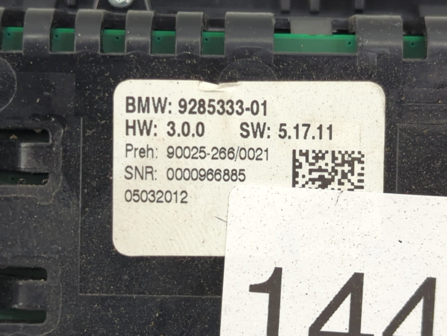 2011-2016 Bmw 535i Climate Control Module Temperature AC/Heater Replacement P/N:9285333-01 90025-266/0021 Fits OEM Used Auto