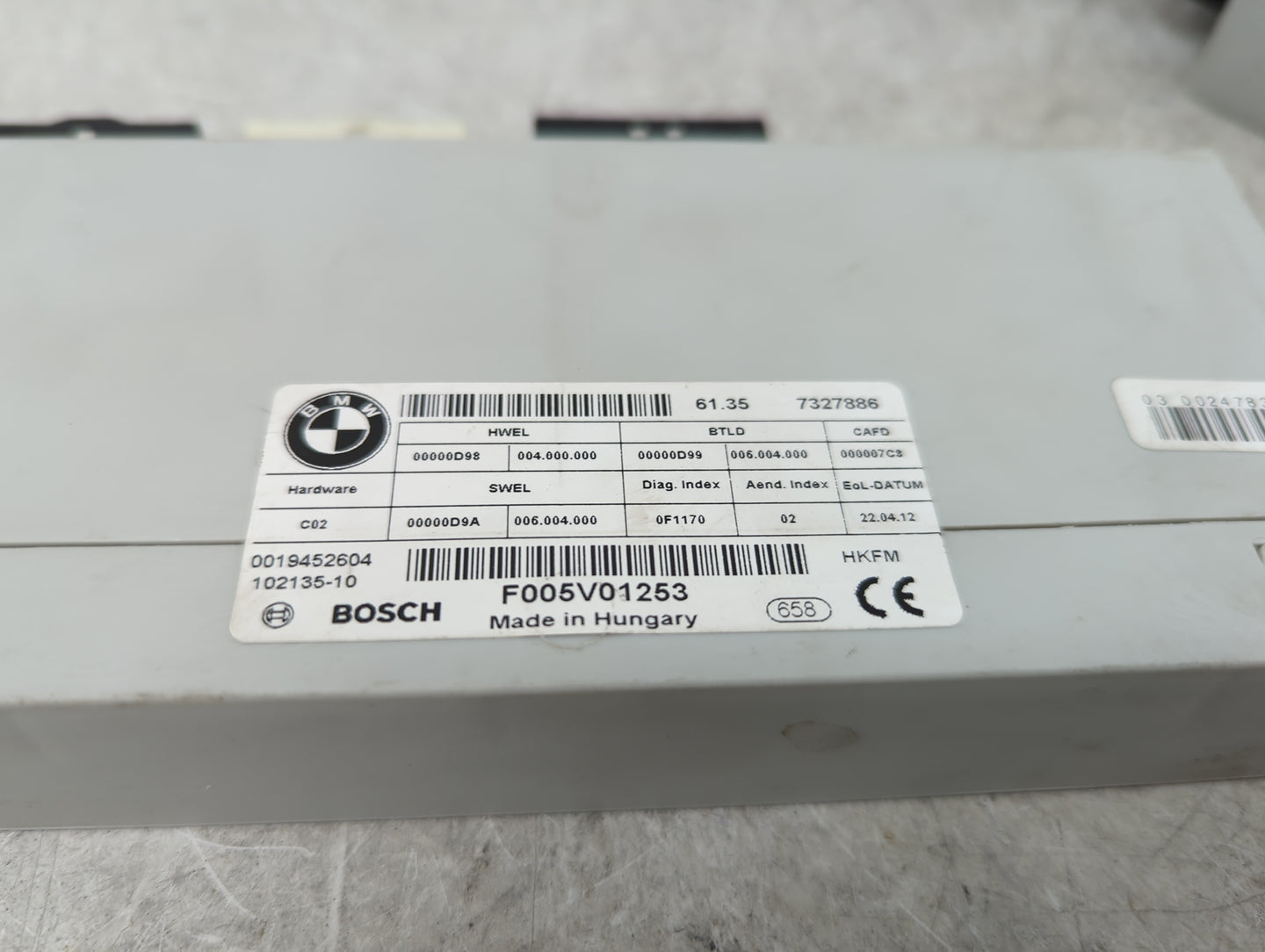 2011-2016 Bmw 535i Tailgate Control Module - Oemusedautoparts1.com