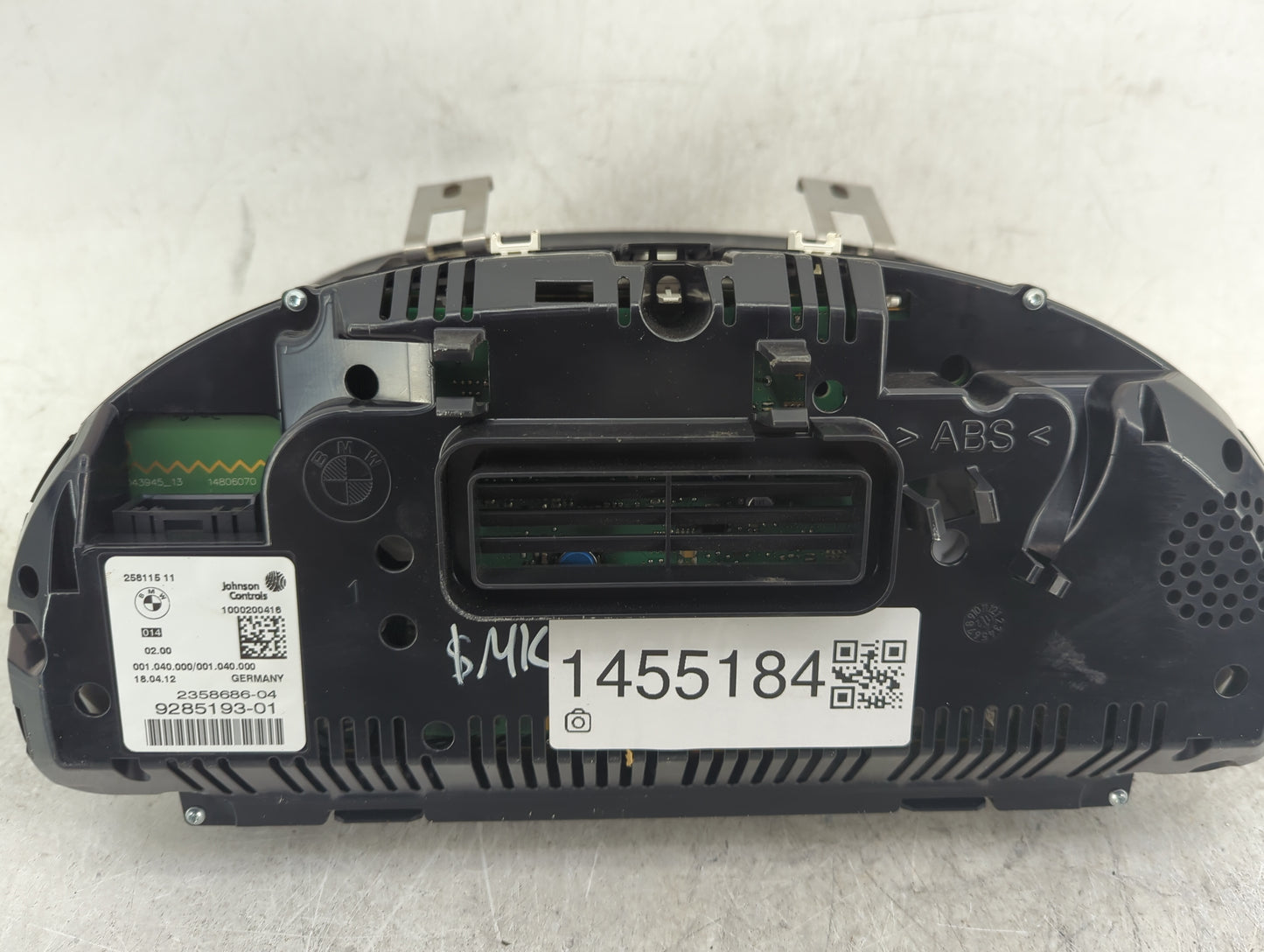2012-2013 Bmw 535i Instrument Cluster Speedometer Gauges P/N:9285193-01 2358686-04, 258115 11 Miles:127K Fits Fits 2011 2012