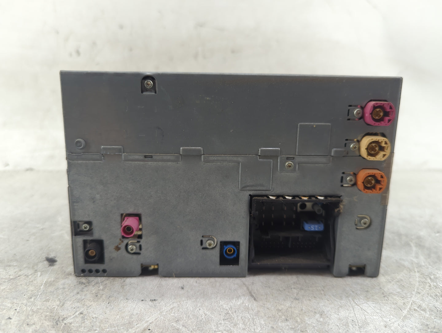 2011-2012 Bmw 535i Radio AM FM Cd Player Receiver Replacement P/N:9274571 9581 Fits Fits 2010 2011 2012 OEM Used Auto Parts 