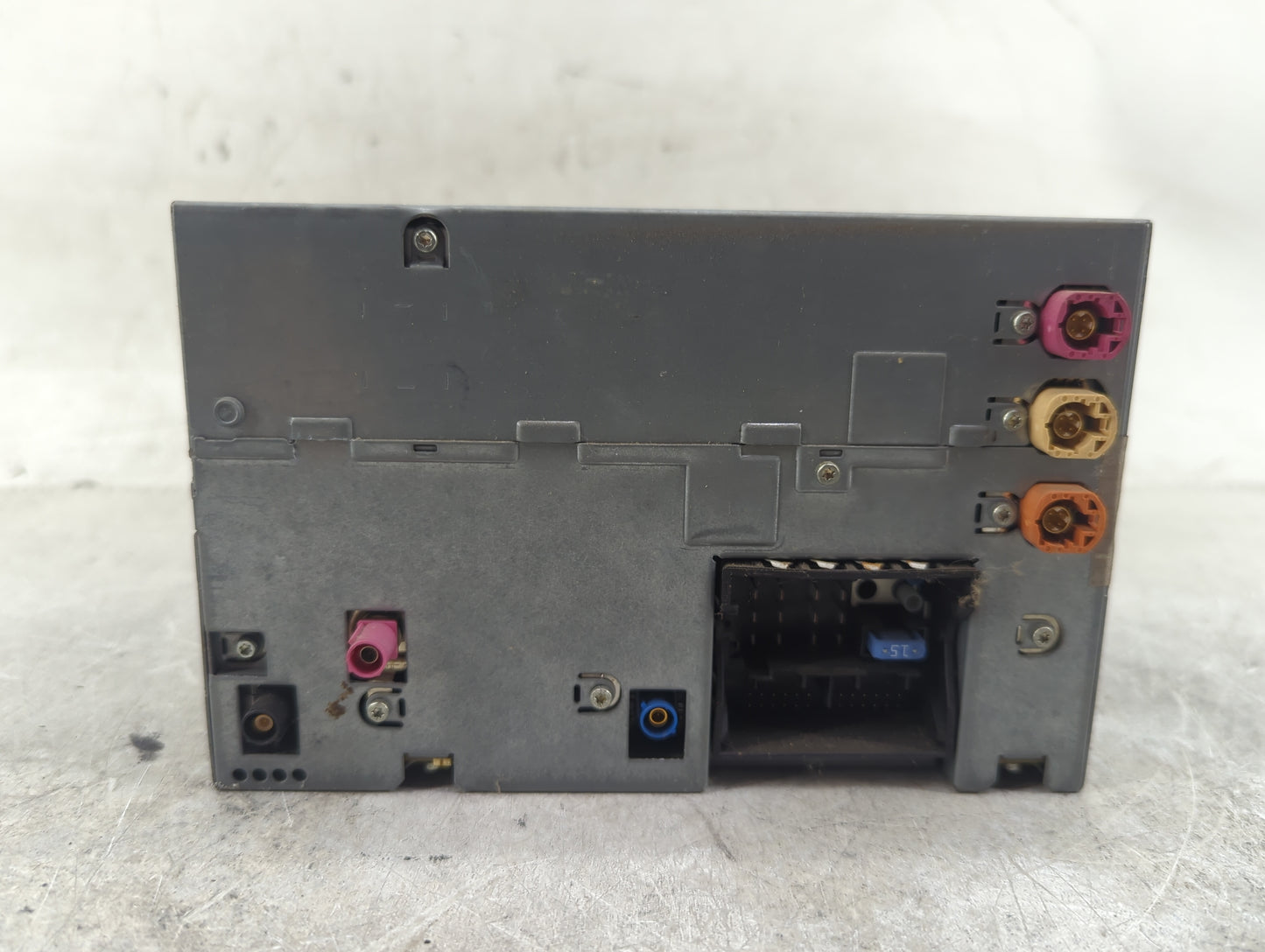 2011-2012 Bmw 535i Radio AM FM Cd Player Receiver Replacement P/N:9274571 9581 Fits Fits 2010 2011 2012 OEM Used Auto Parts 