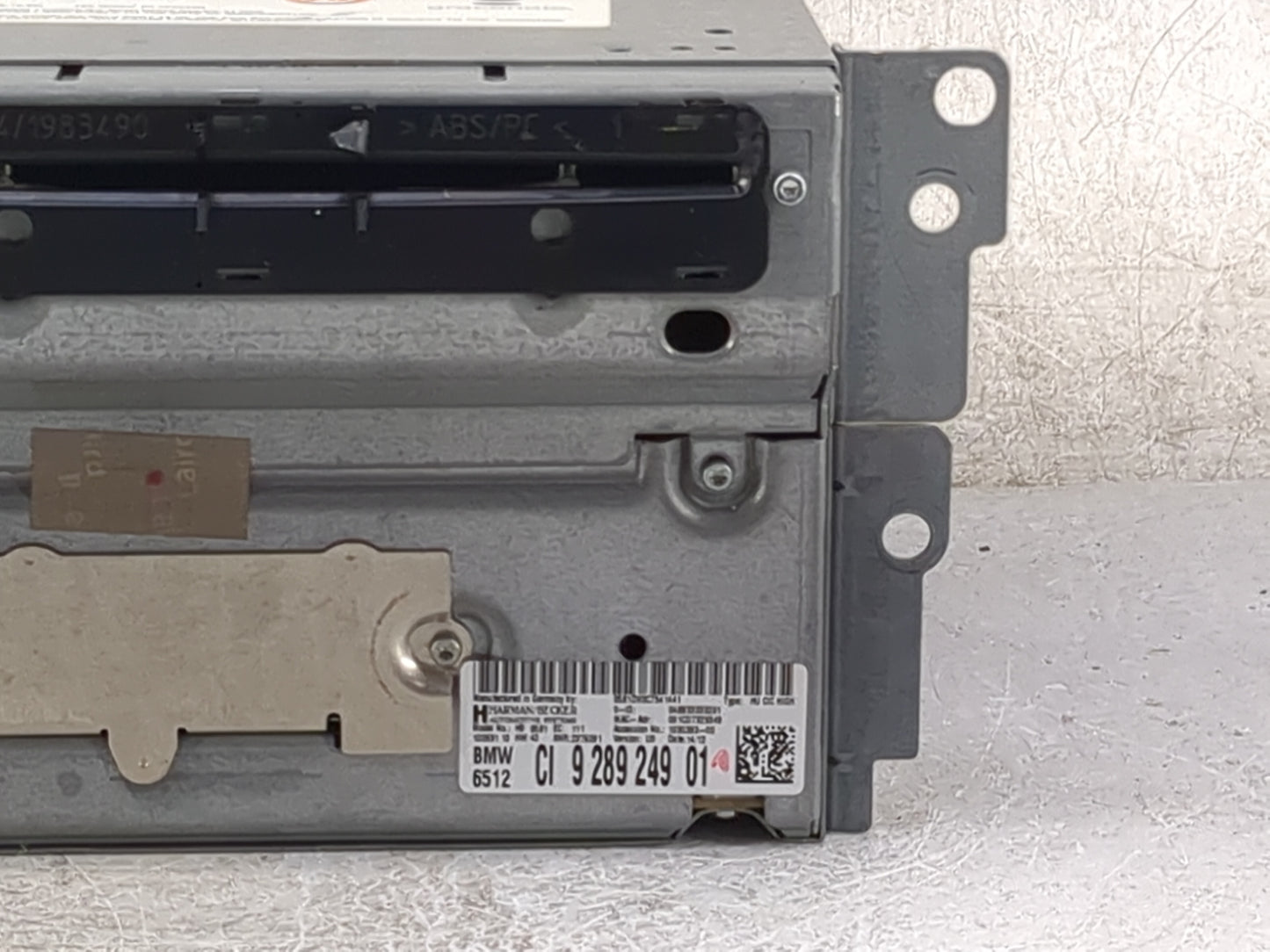 2011-2012 Bmw 535i Radio AM FM Cd Player Receiver Replacement P/N:9289249 HB9581, 9581DV0C7541441 Fits Fits 2010 2011 2012 O