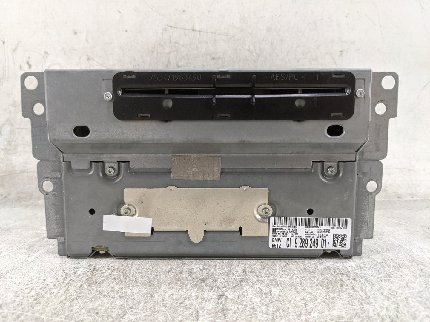 2011-2012 Bmw 535i Radio AM FM Cd Player Receiver Replacement P/N:9289249 HB9581, 9581CW0C7537411 Fits Fits 2010 2011 2012 O