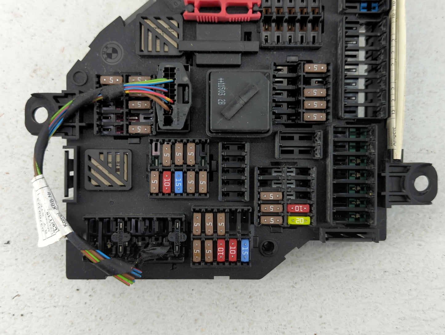 2012 Bmw 535i Fusebox Fuse Box Panel Relay Module P/N:1670498 Fits OEM Used Auto Parts - Oemusedautoparts1.com