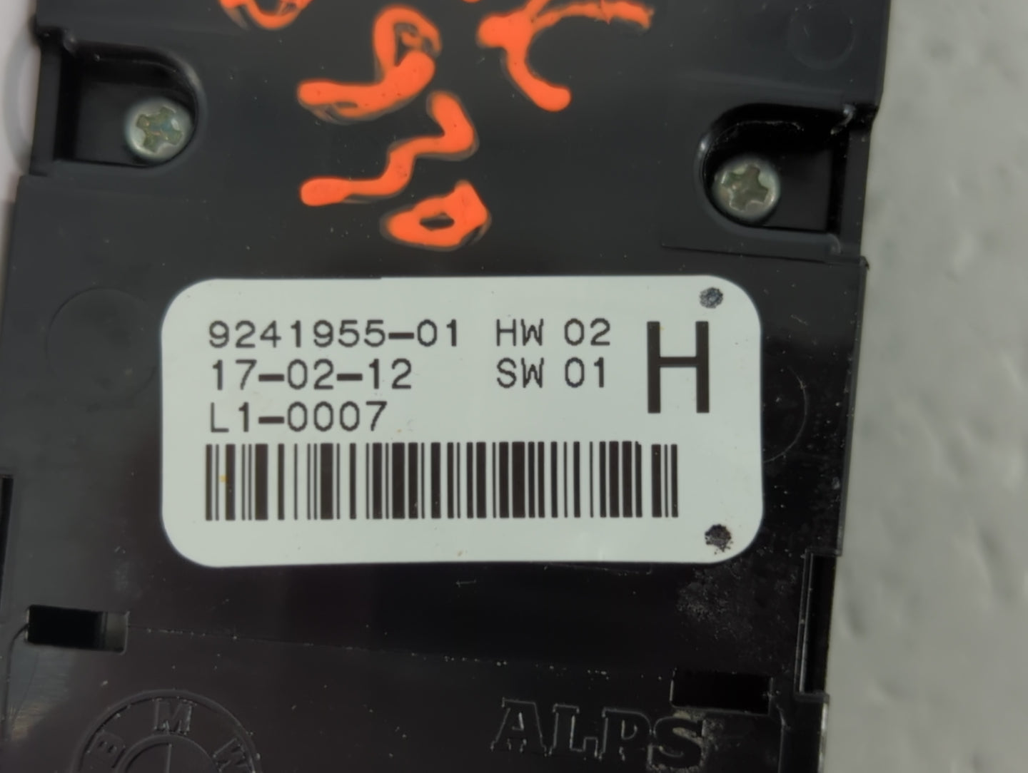 2010-2016 Bmw 535i Master Power Window Switch Replacement Driver Side Left P/N:9241955-01 Fits OEM Used Auto Parts - Oemused