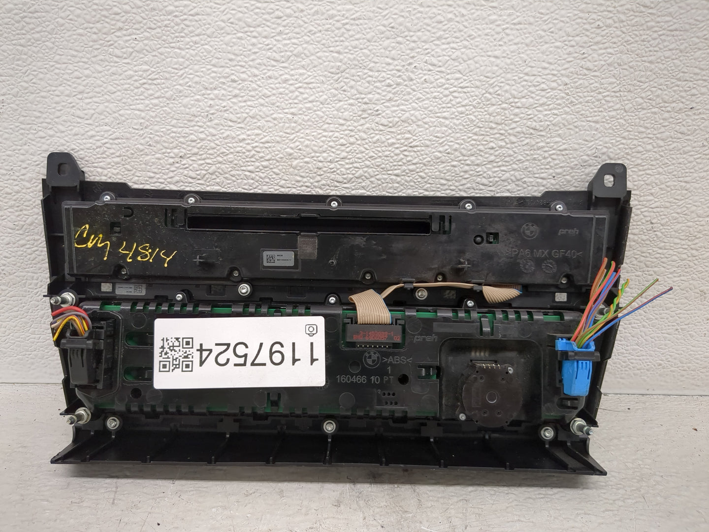 2011-2015 Bmw 550i Climate Control Module Temperature AC/Heater Replacement Fits Fits 2011 2012 2013 2014 2015 2016 OEM Used