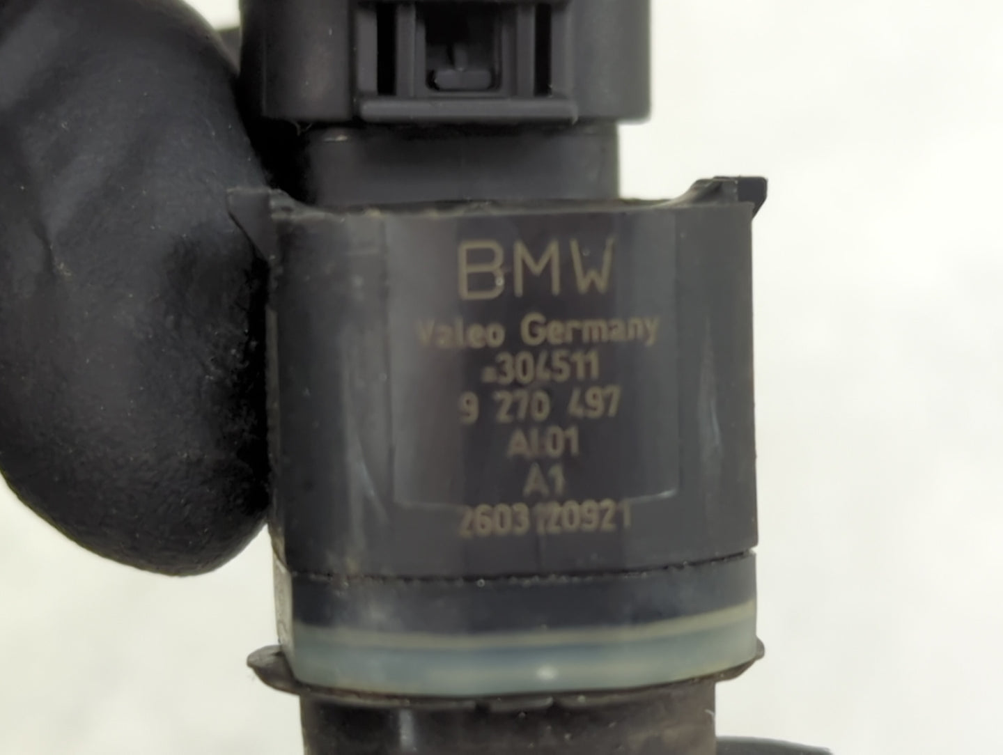 2012 Bmw 550i Front Park Assist Sensor Black 1456219 - Oemusedautoparts1.com