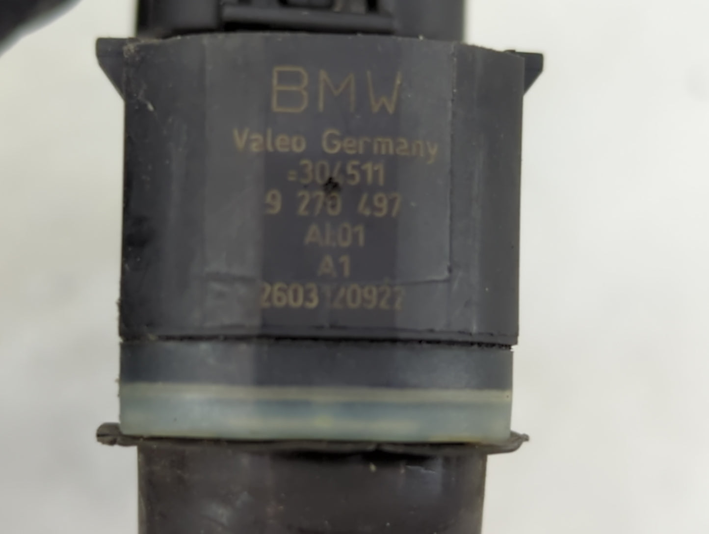 2012 Bmw 550i Front Park Assist Sensor Black - Oemusedautoparts1.com