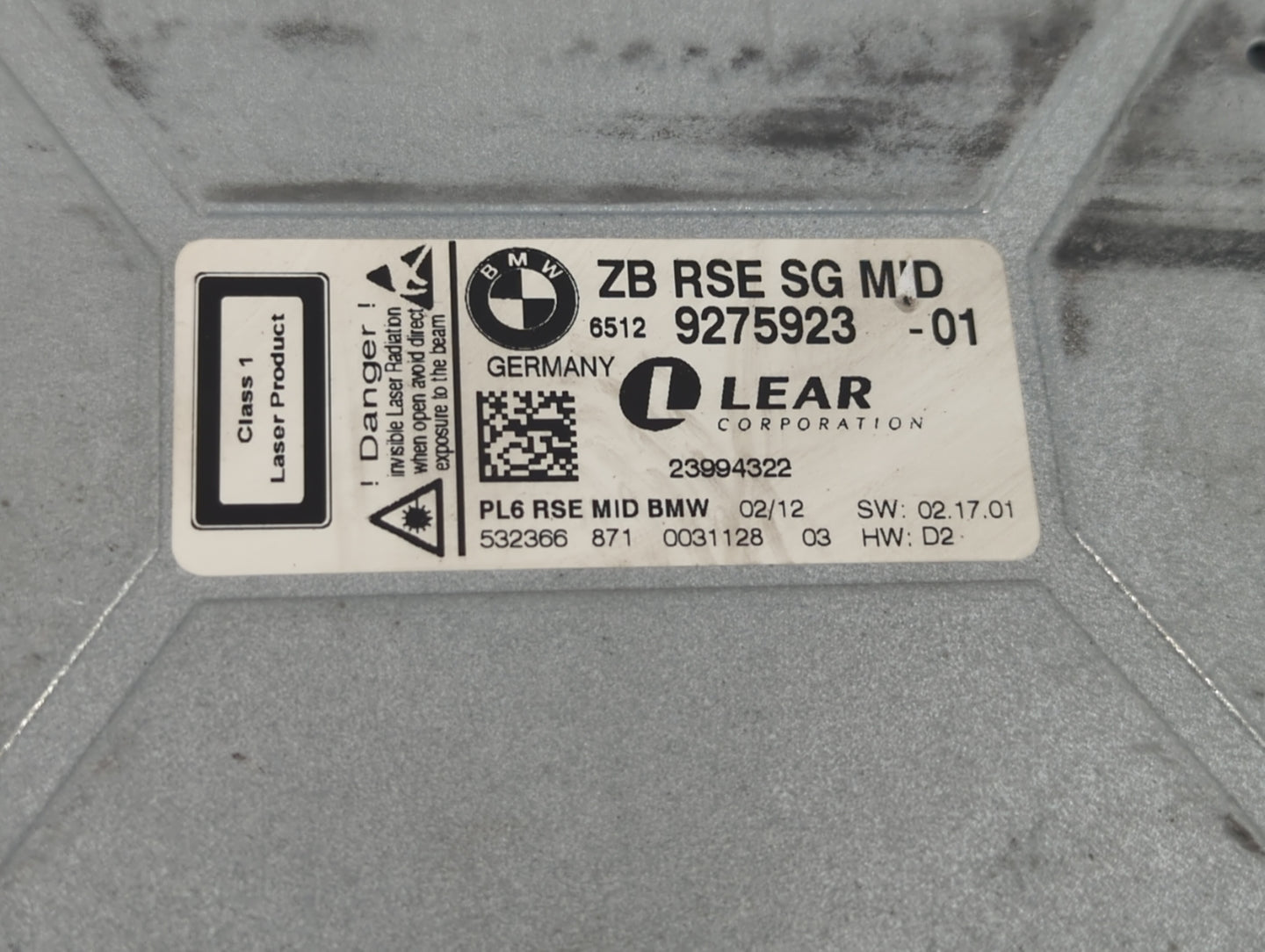 2011-2016 Bmw 550i Information Display Screen - Oemusedautoparts1.com