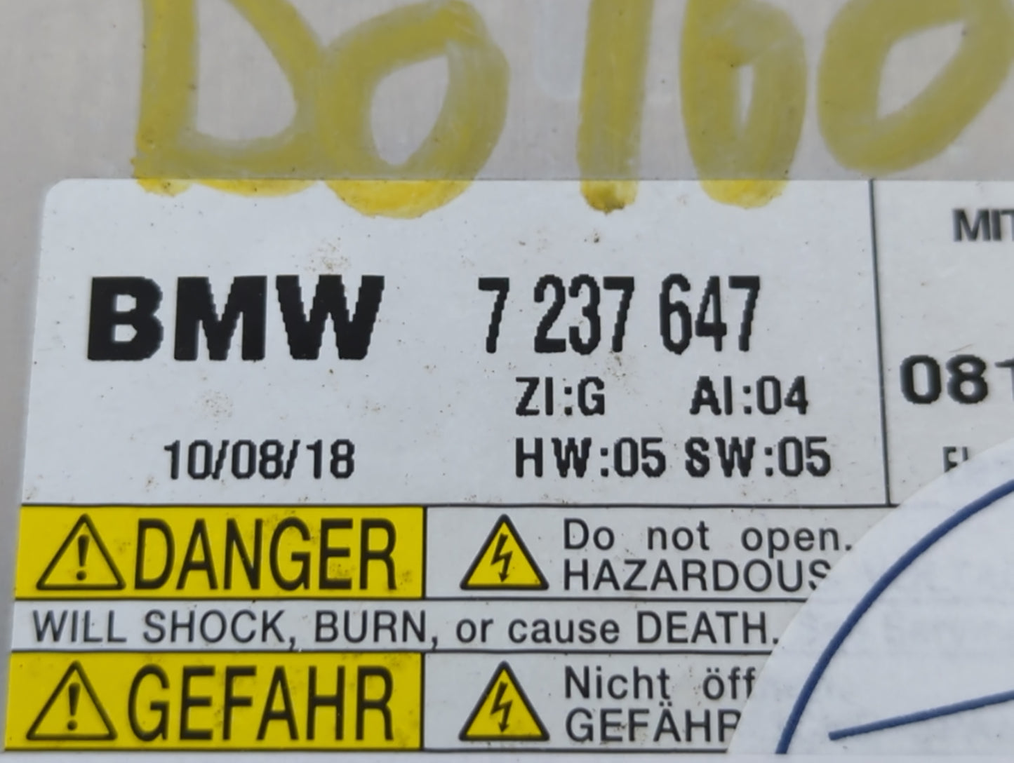 2011-2016 Bmw 550i Headlight Ballast Head Light - Oemusedautoparts1.com