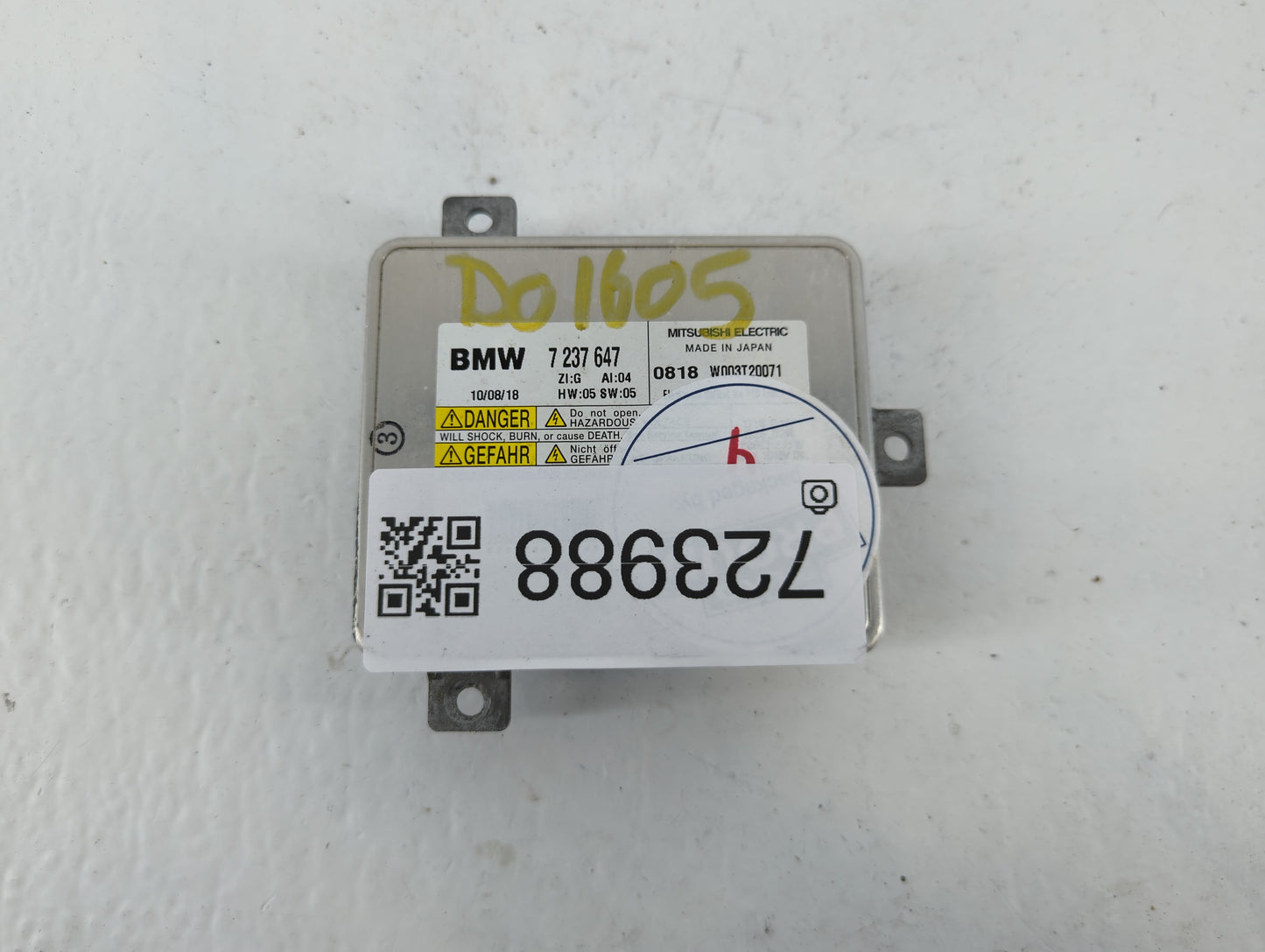 2011-2016 Bmw 550i Headlight Ballast Head Light - Oemusedautoparts1.com