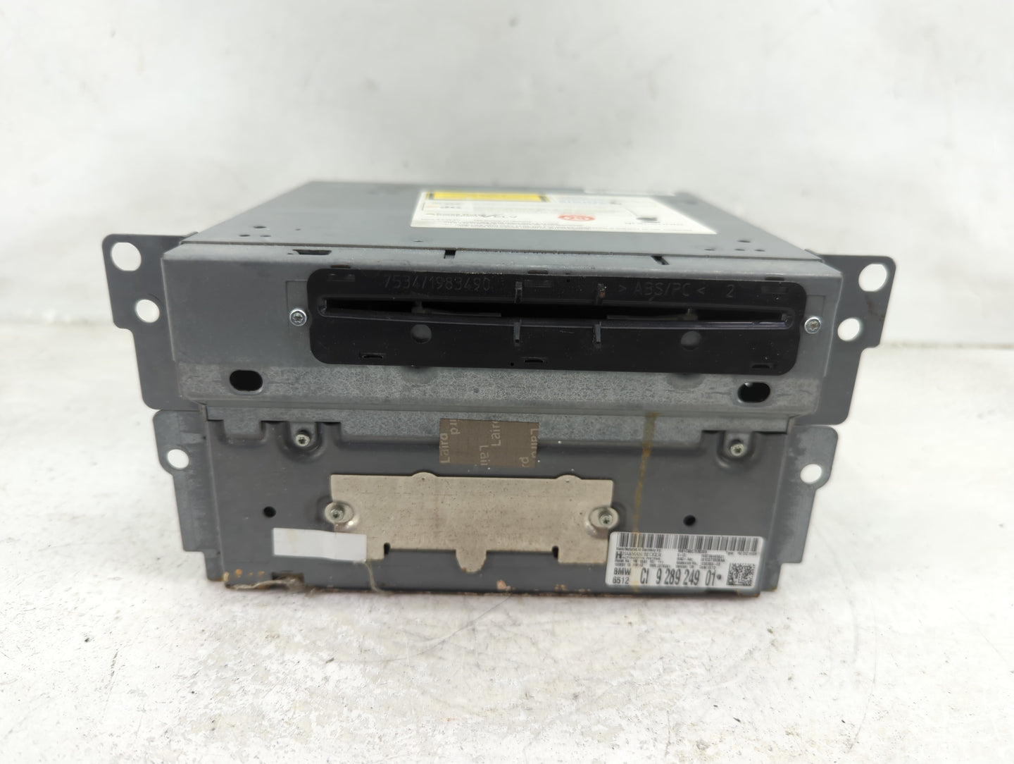 2012 Bmw 650 Radio AM FM Cd Player Receiver Replacement P/N:9289249 HB9581, 7534/1983490 Fits Fits 2010 2011 OEM Used Auto P