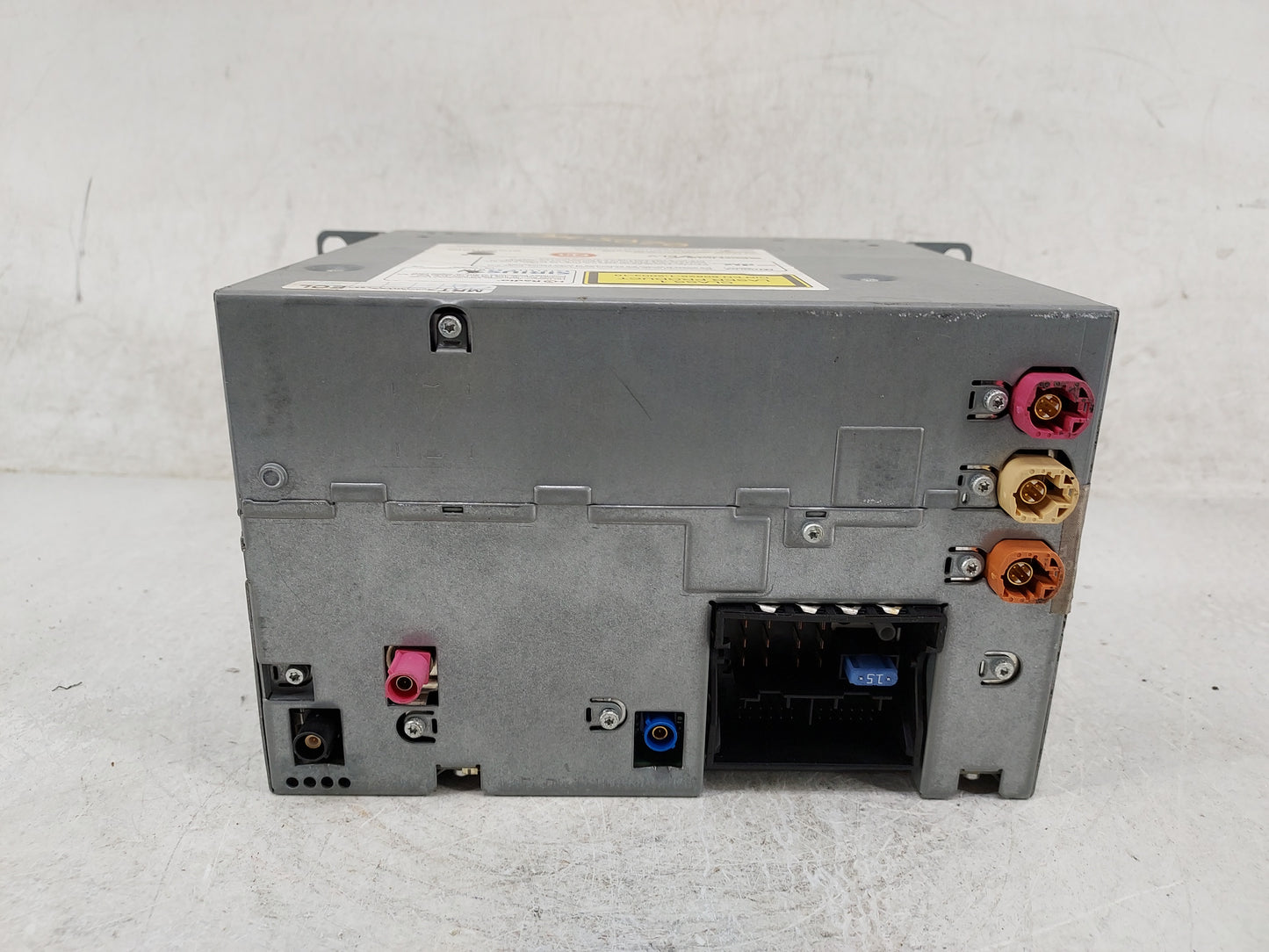 2012 Bmw 650 Radio AM FM Cd Player Receiver Replacement P/N:9274571 HB9581 Fits Fits 2010 2011 OEM Used Auto Parts - Oemused