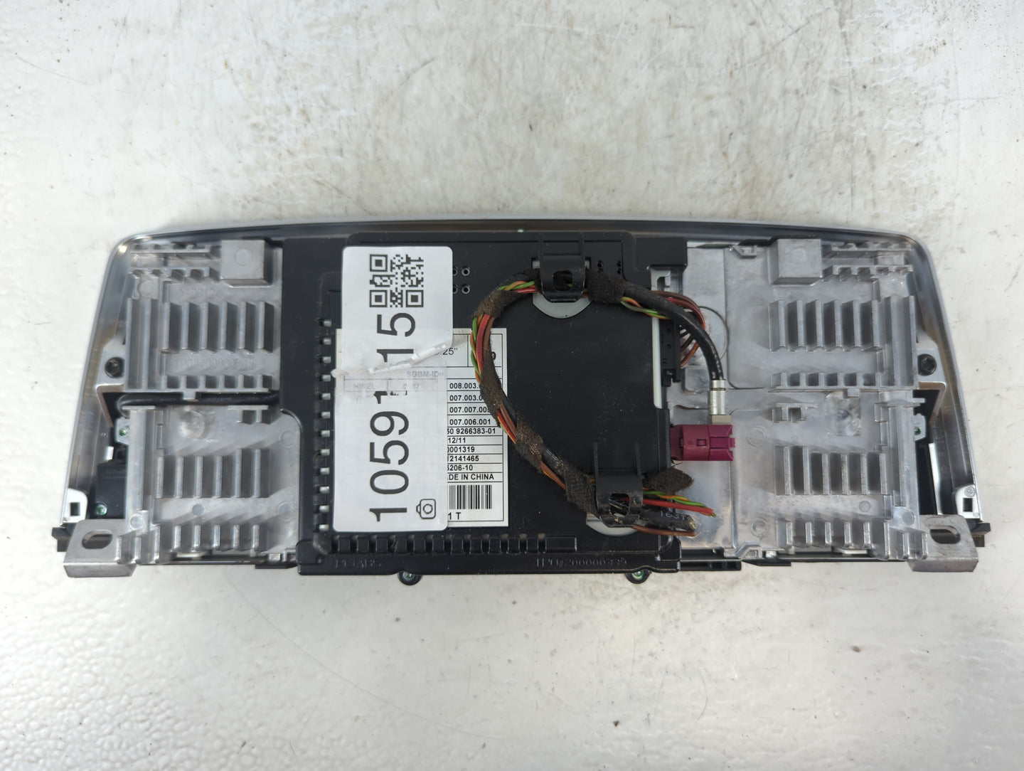 2012 Bmw 650i Radio AM FM Cd Player Receiver Replacement P/N:990001319 926638301T Fits Fits 2011 OEM Used Auto Parts - Oemus
