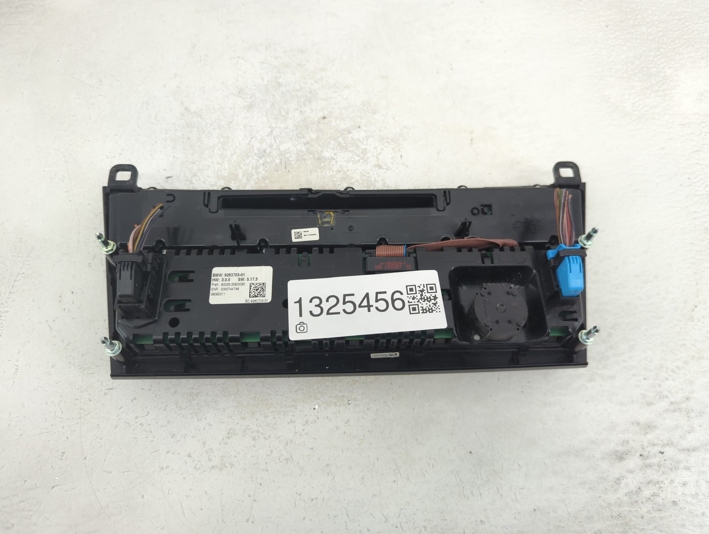 2011-2012 Bmw 740i Climate Control Module Temperature AC/Heater Replacement P/N:9263703-01 Fits Fits 2009 2010 2011 2012 201