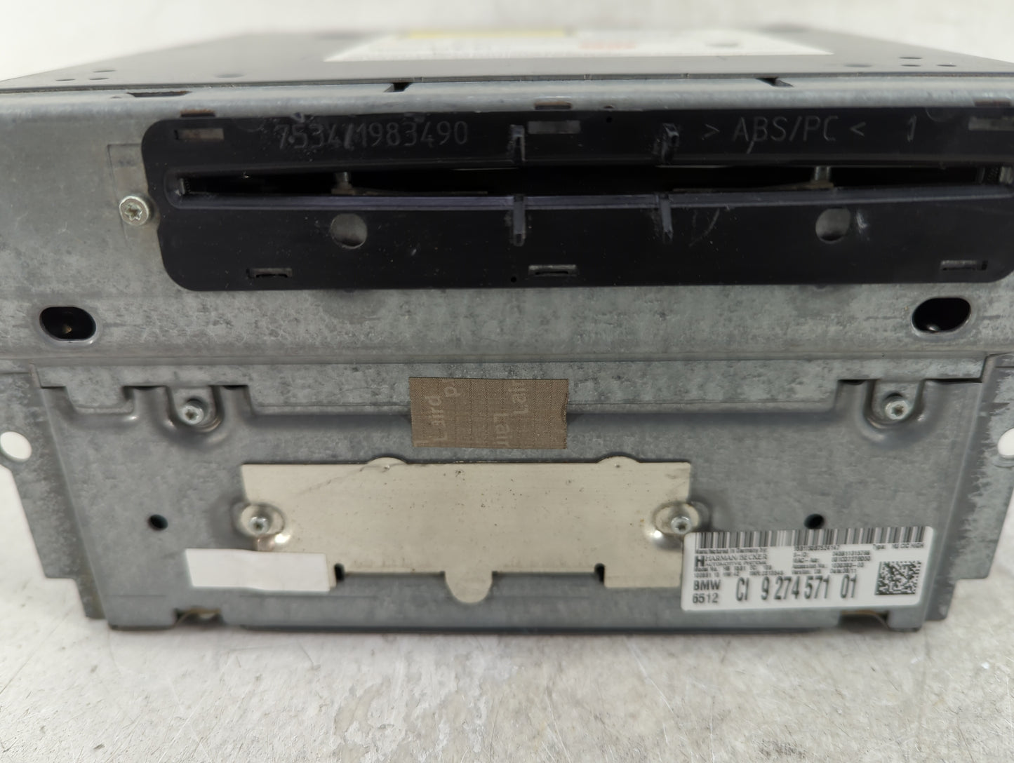2012 Bmw 740i Radio AM FM Cd Player Receiver Replacement P/N:EN 60825-1 Fits OEM Used Auto Parts - Oemusedautoparts1.com