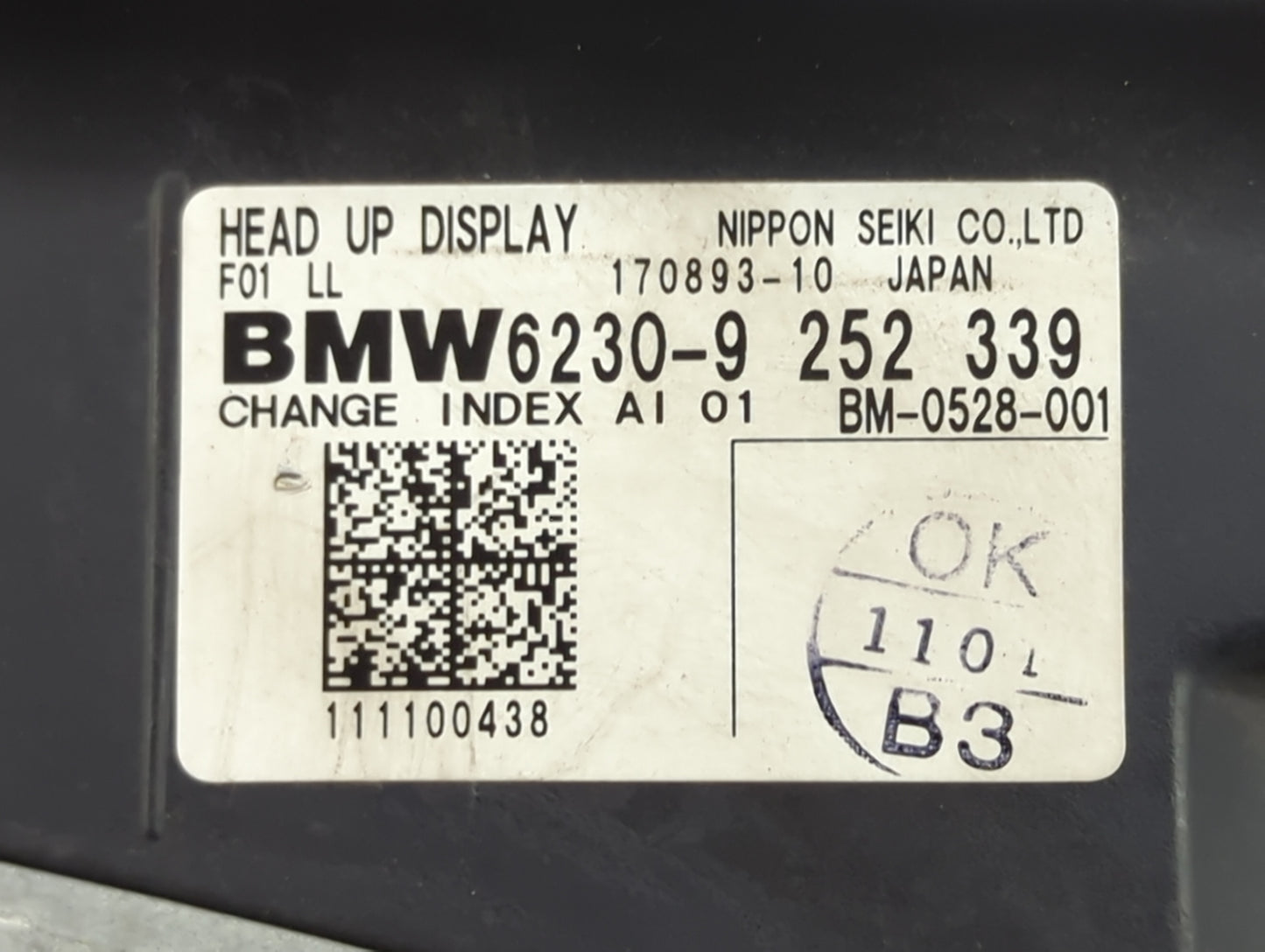 2011-2012 Bmw 740i Information Display Screen - Oemusedautoparts1.com