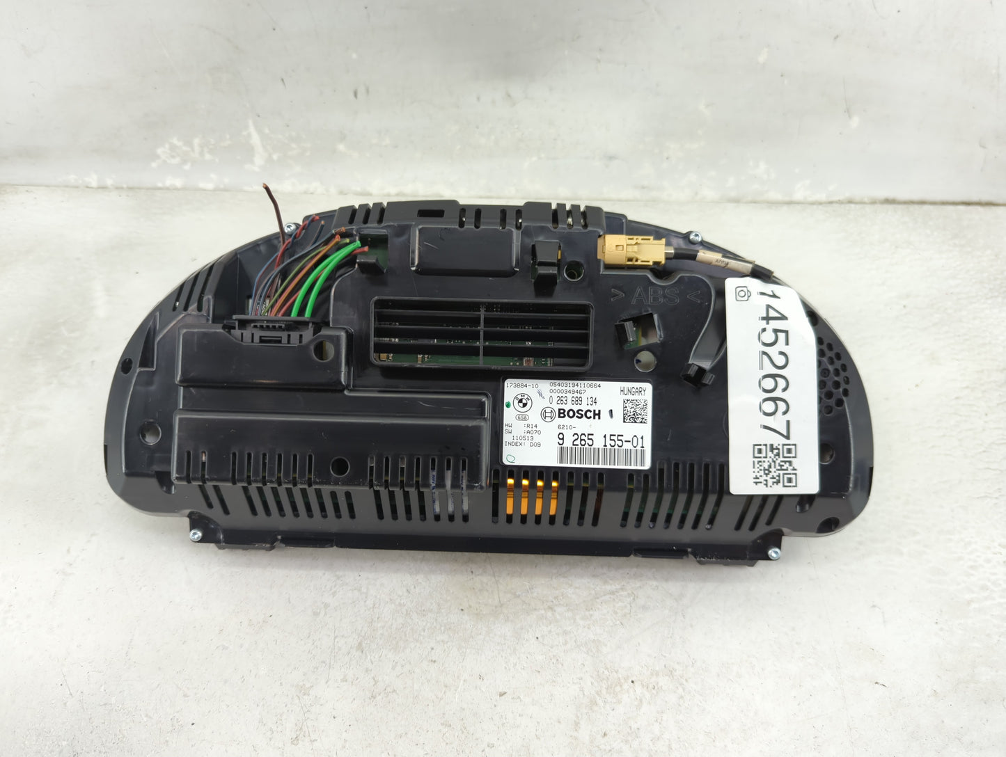2012-2013 Bmw 750 Instrument Cluster Speedometer Gauges P/N:9265155-01 0263689134 Miles:101K Fits Fits 2011 2012 2013 2014 O