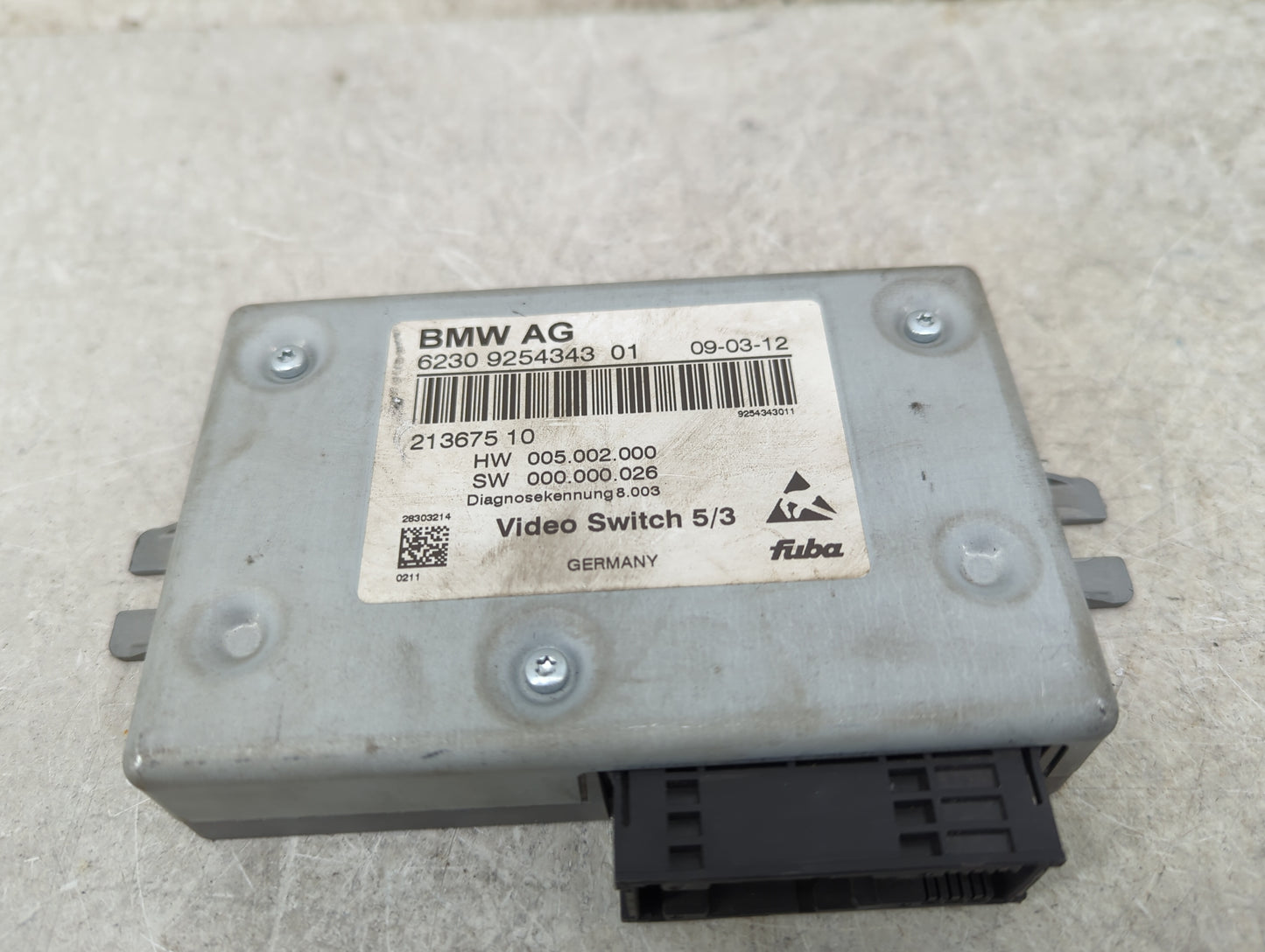 2012 Bmw 750 Information-gps-tv Control Module - Oemusedautoparts1.com