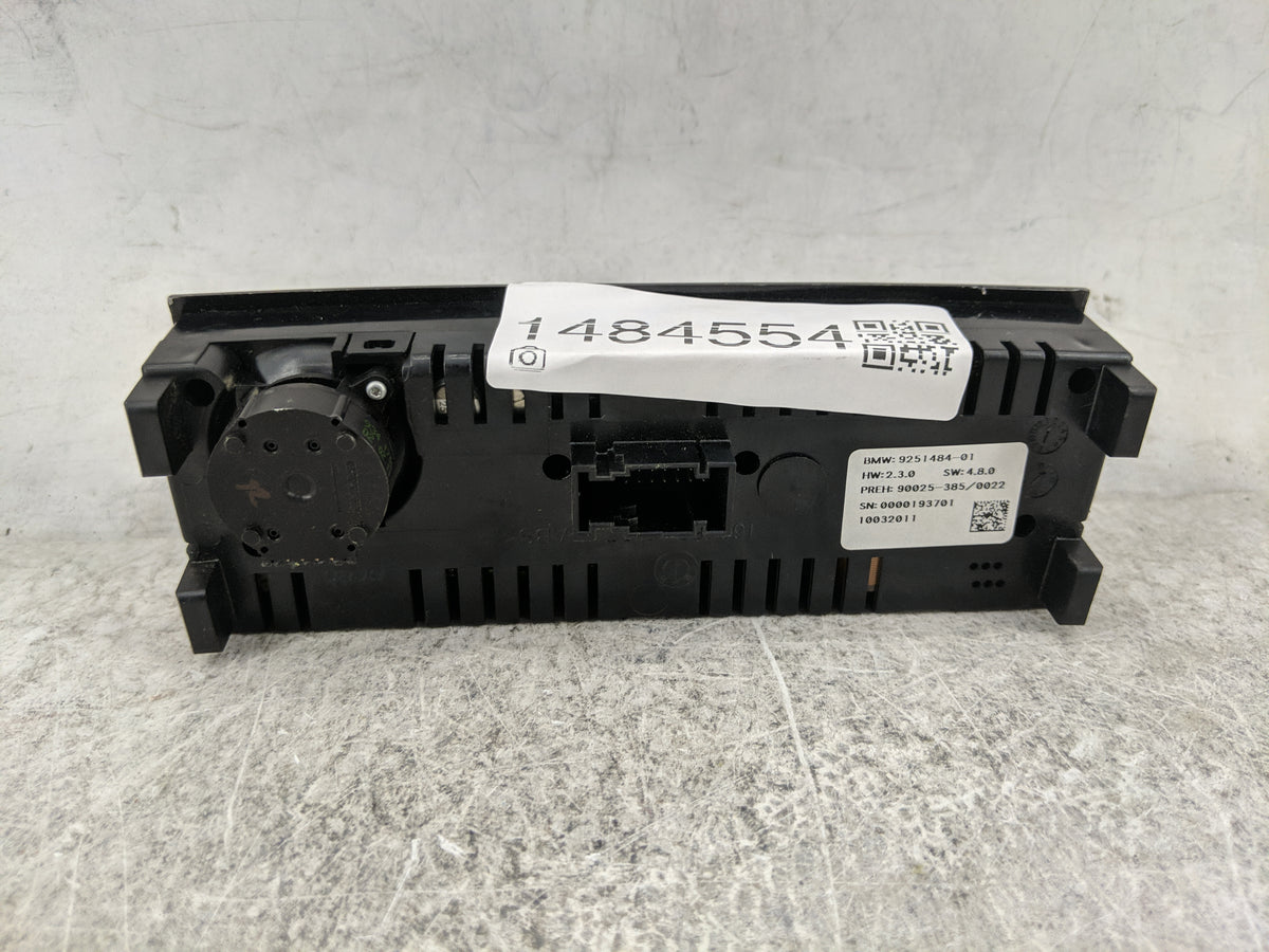 2009-2015 Bmw 750 Climate Control Module Temperature AC/Heater Replacement P/N:9251484-01 90025-385/0022 Fits OEM Used Auto 