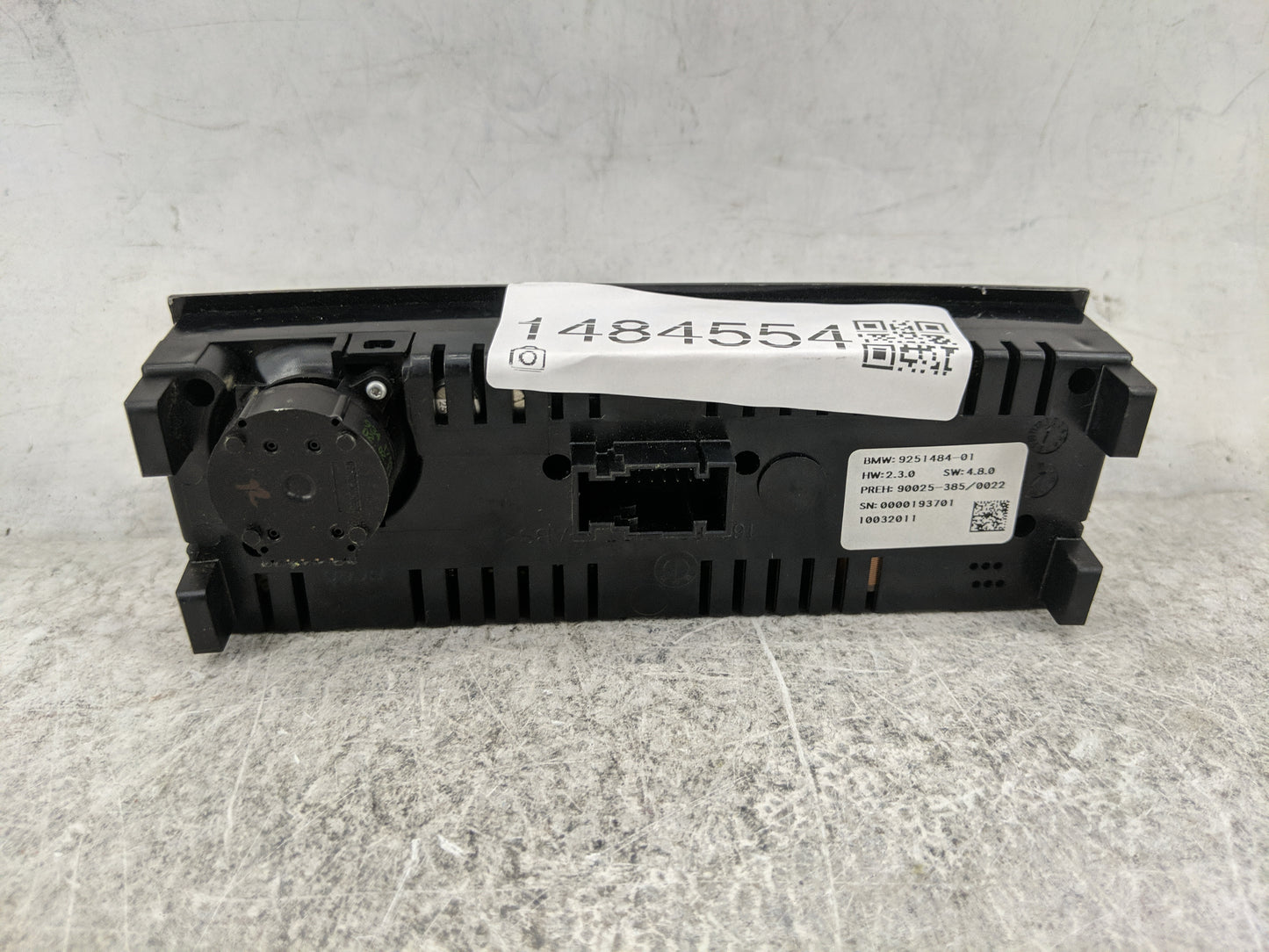 2009-2015 Bmw 750 Climate Control Module Temperature AC/Heater Replacement P/N:9251484-01 90025-385/0022 Fits OEM Used Auto 