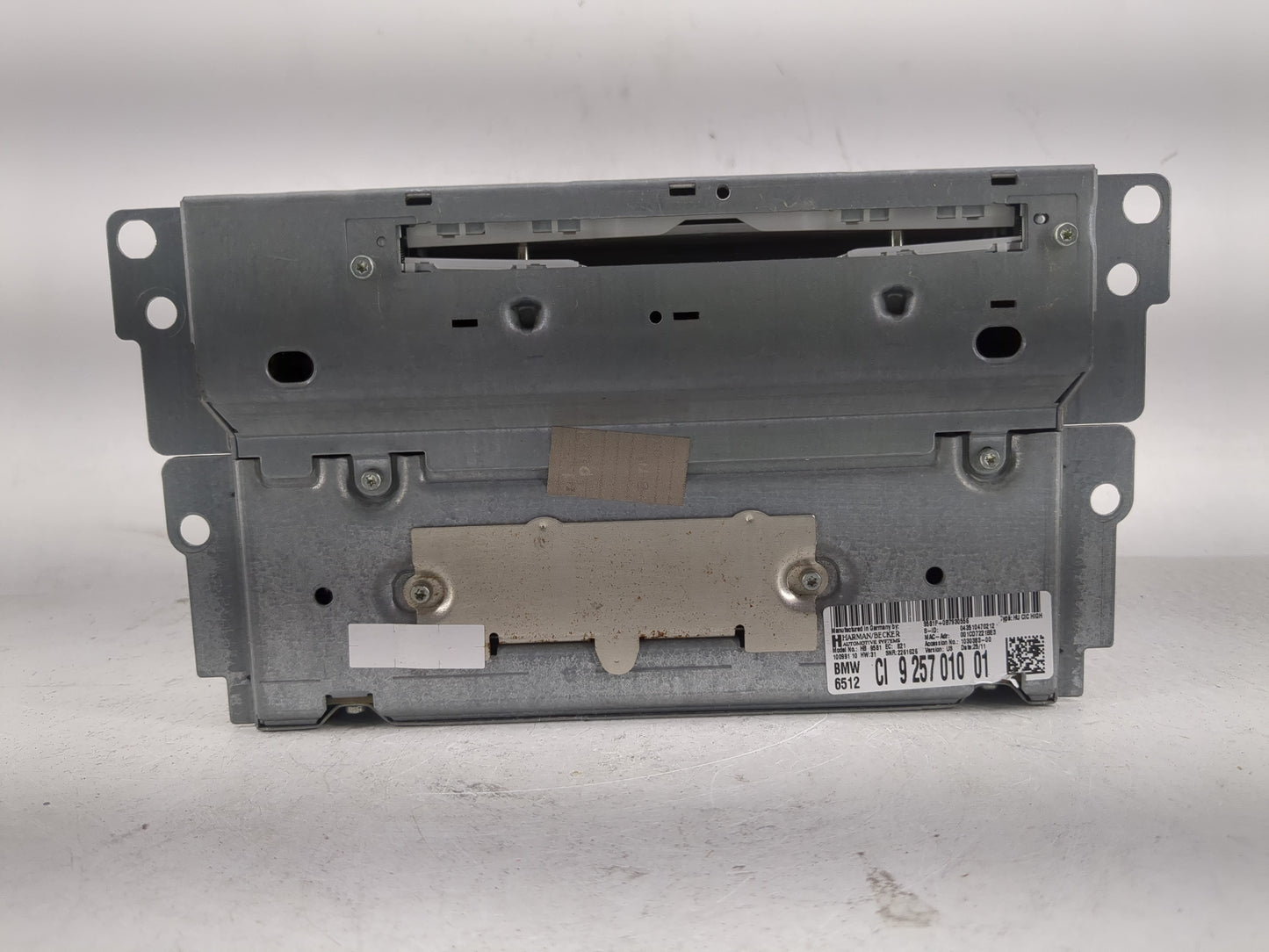 2010-2012 Bmw 750i Radio AM FM Cd Player Receiver Replacement P/N:9 257 010 01 Fits Fits 2010 2011 2012 OEM Used Auto Parts 