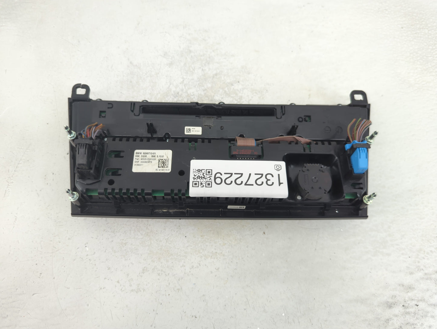 2009-2012 Bmw 750i Climate Control Module Temperature AC/Heater Replacement P/N:9249715-01 Fits Fits 2009 2010 2011 2012 201