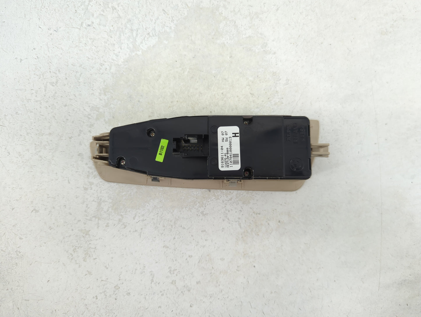 2009-2015 Bmw 750i Master Power Window Switch Replacement Driver Side Left P/N:9163611-04 Fits OEM Used Auto Parts - Oemused