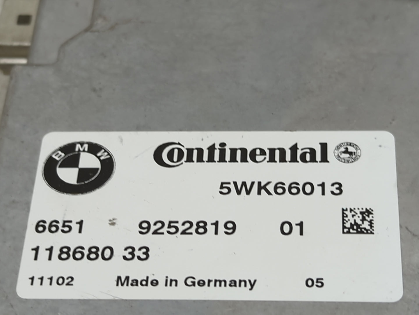 Bmw 750li Driver Assist Control Module 5wk66013|9252819|118680 - Oemusedautoparts1.com