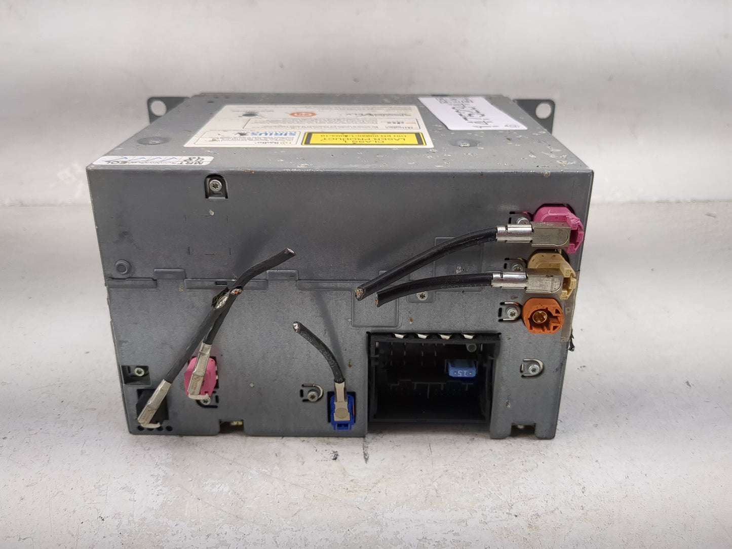 2012 Bmw 750li Radio AM FM Cd Player Receiver Replacement P/N:9257010 HB9581, 9581E70B7923879 Fits Fits 2010 2011 OEM Used A
