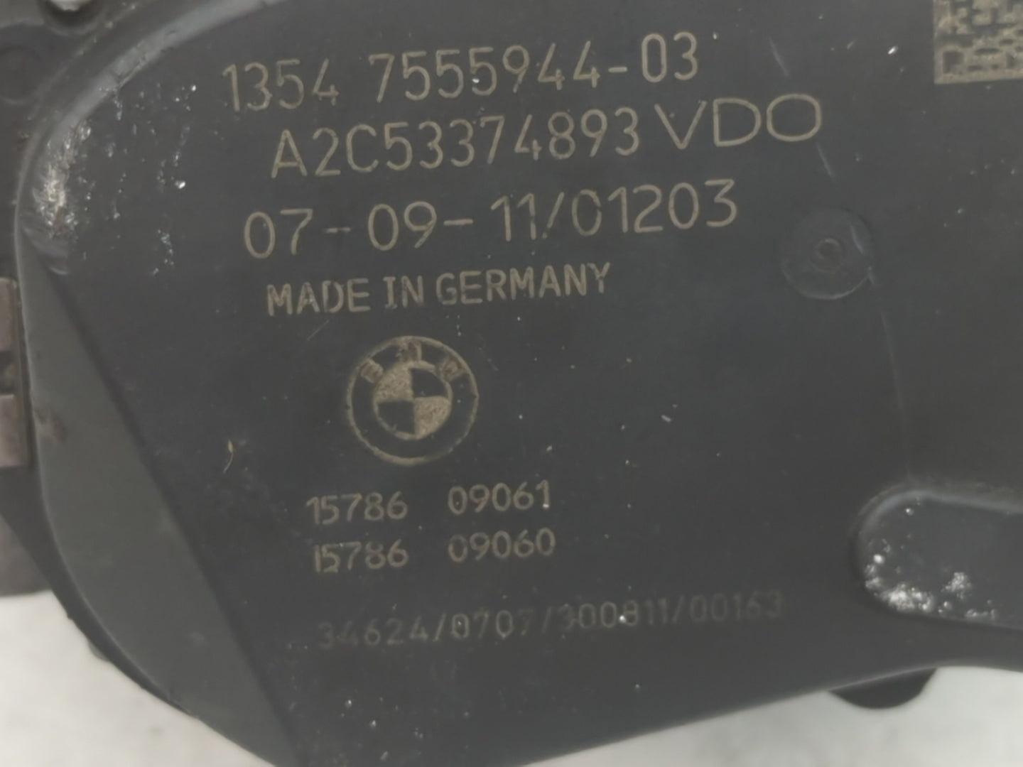 2012-2016 Bmw M5 Throttle Body P/N:A2C53374893 Fits Fits 2008 2009 2010 2011 2012 2013 2014 2015 2016 2017 2018 2019 OEM Use